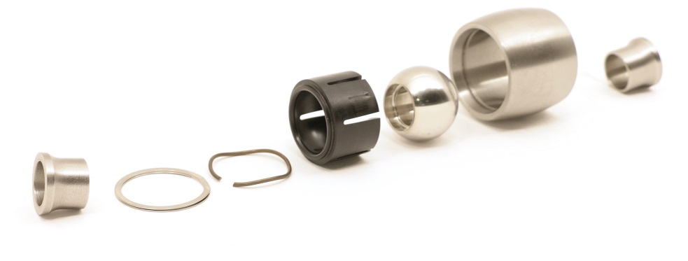 Ridetech Weld-On R-Joint End - Includes 5/8" I.D. spacers for bracket spacing of 1.75" 90002773