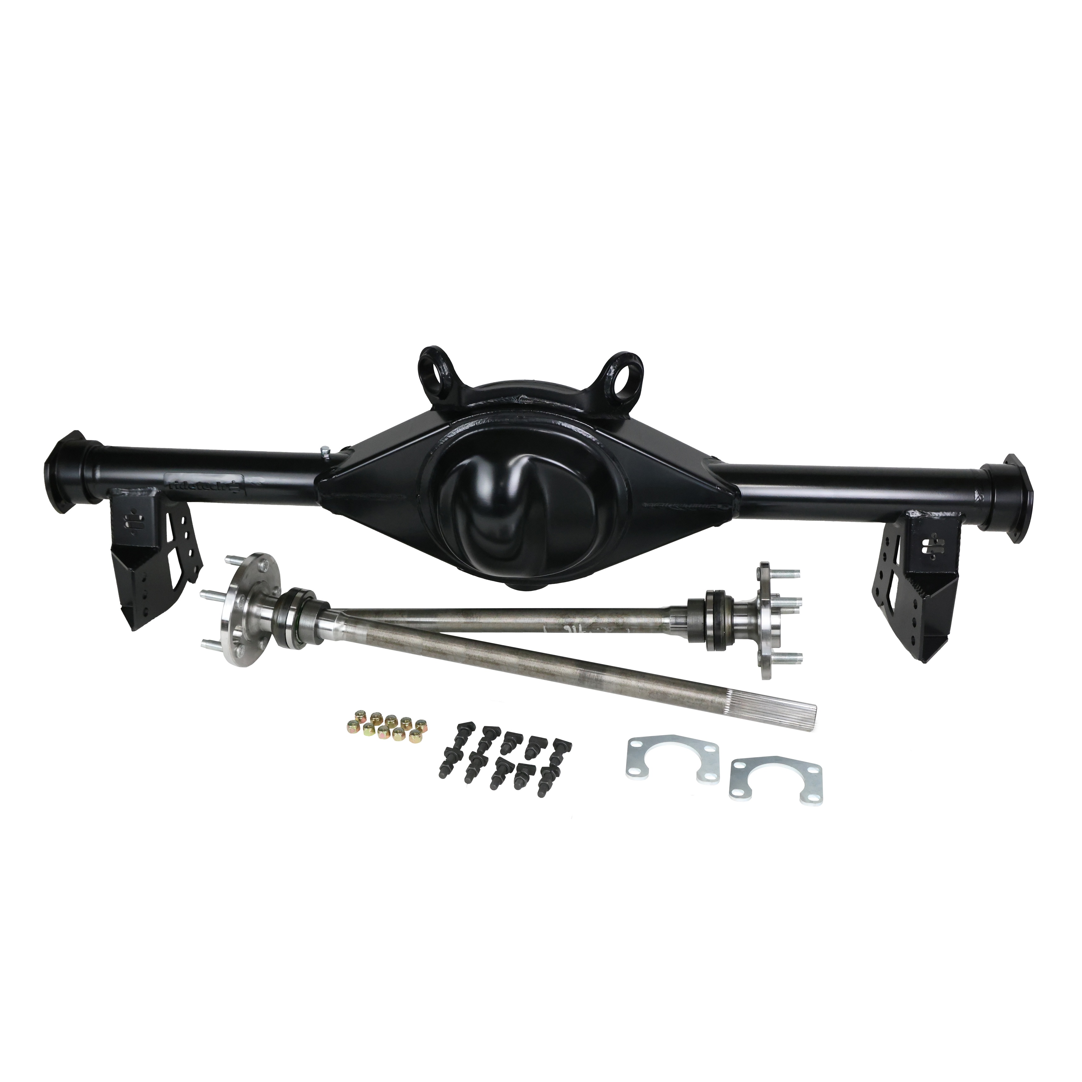 Ridetech Ford 9" housing and axles, satin black, stock width (60.25"), 68-72 A-Body. 11249682