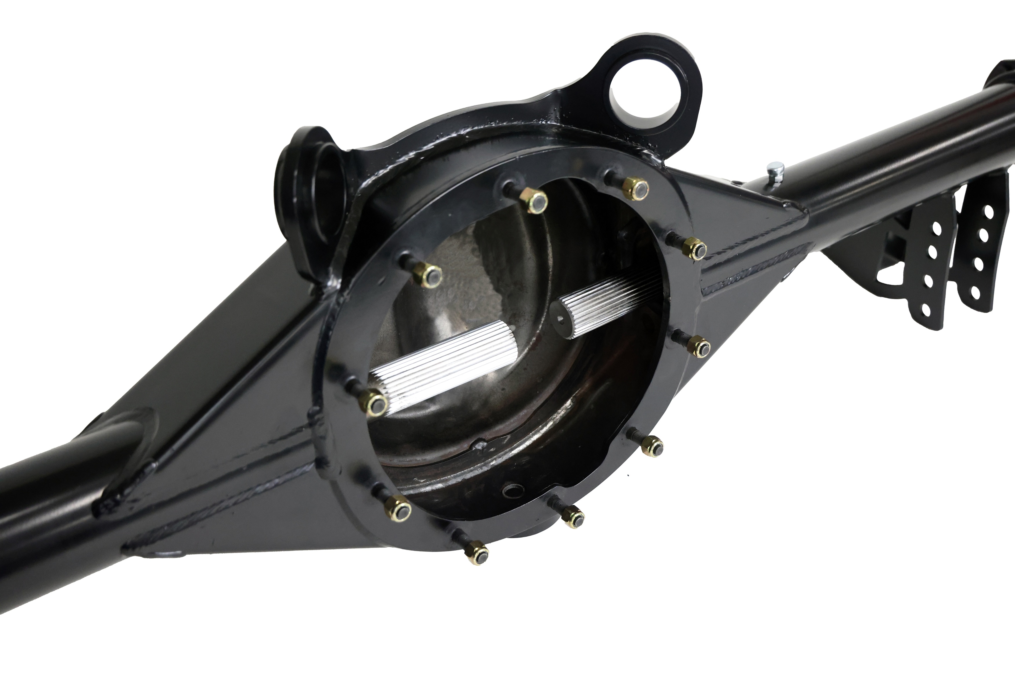 Ridetech Ford 9" housing and axles, satin black, stock width (59.375"), 64-67 A-Body. 11239682