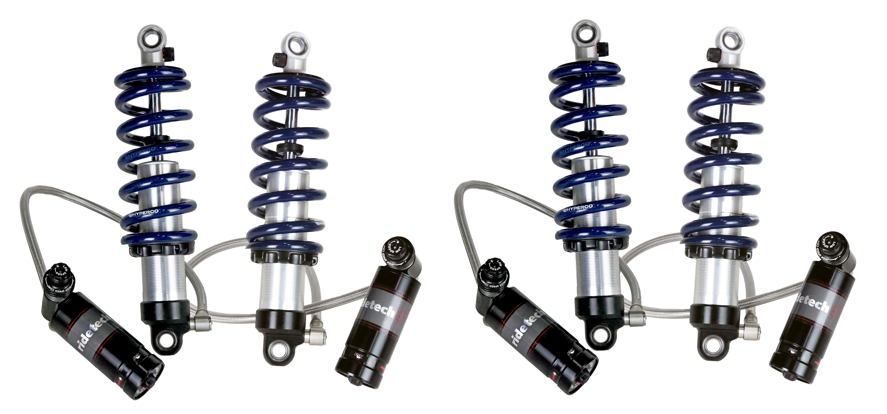Ridetech Front and Rear TQ Coil-Overs for 1964-1972 GM A-Body with Ridetech Chassis. 11243811