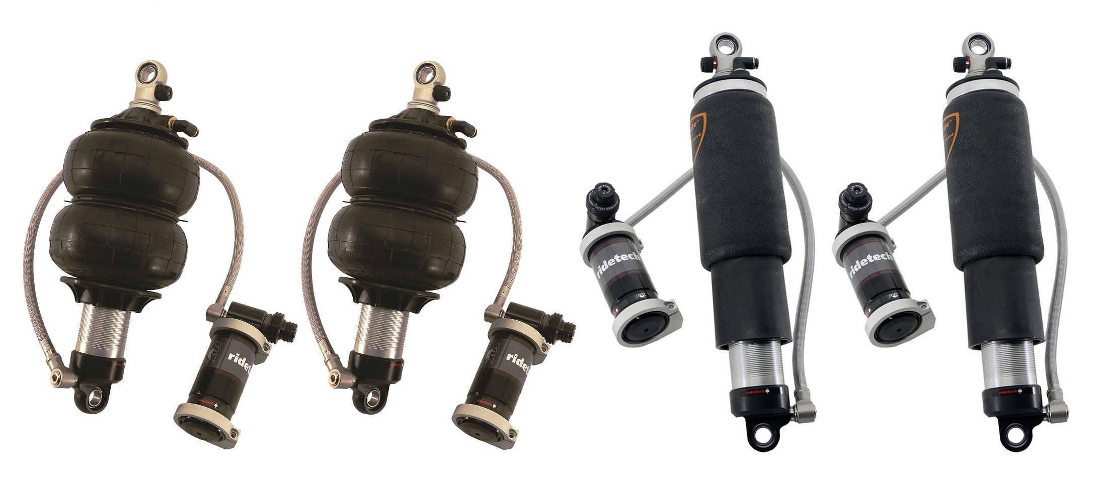 Ridetech Front and Rear TQ Shockwaves for 1964-1972 GM A-Body with Ridetech Chassis. 11243911