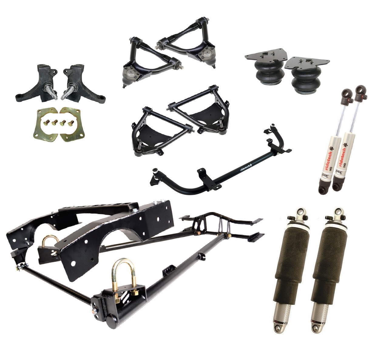 Ridetech HQ Air Suspension System for 1963-1970 C10. 11340298