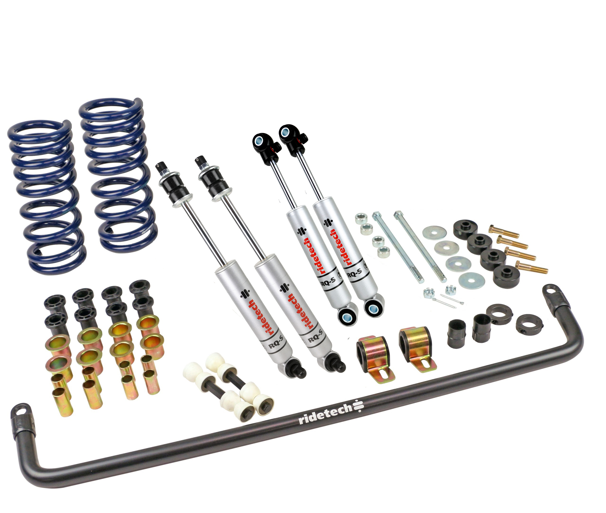 Ridetech StreetGrip system for 1963-1982 Corvette, no leafs and HQ shocks. 11535009