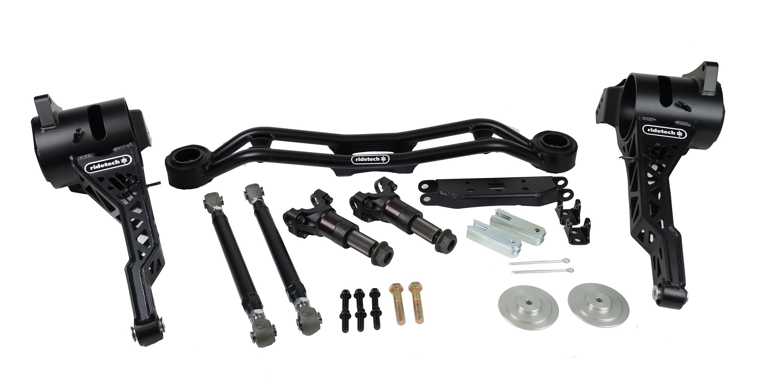 Ridetech HQ Coil-Over System with hub spindles & trailing arms for 1963-1979 Corvette. 11530203