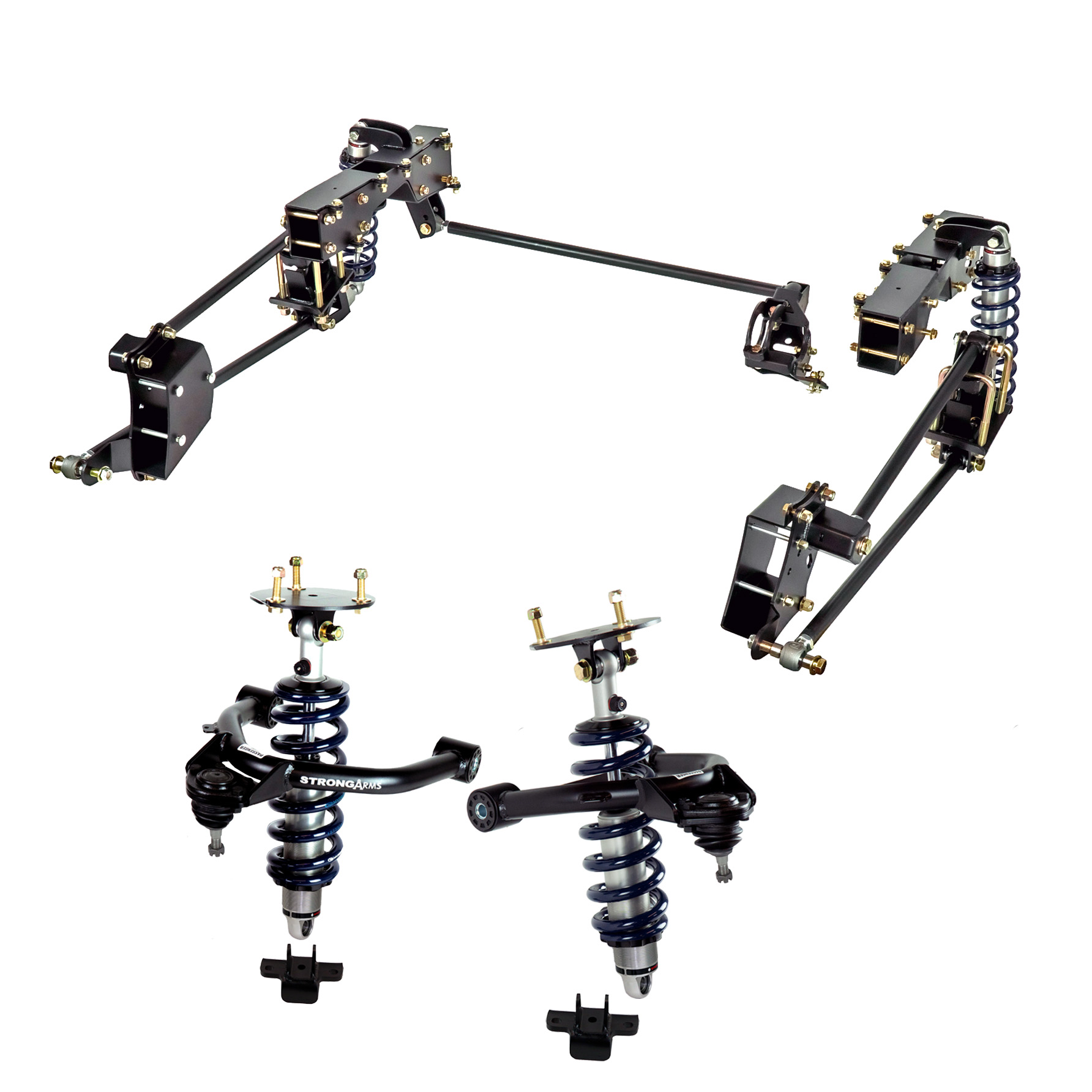 Ridetech HQ Coil-Over System for 2007-2016 Silverado 1500 2WD w/ OE cast steel arms. 11700204