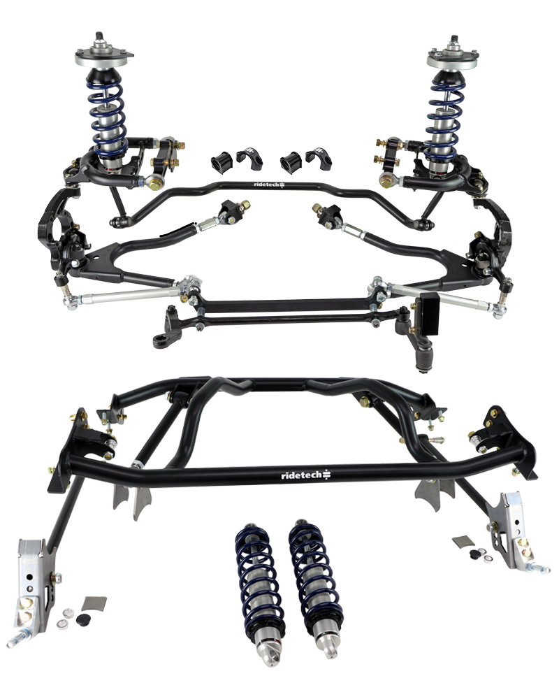 Ridetech HQ Coil-Over System with hub spindles for 1961-1965 Falcon. 12280203
