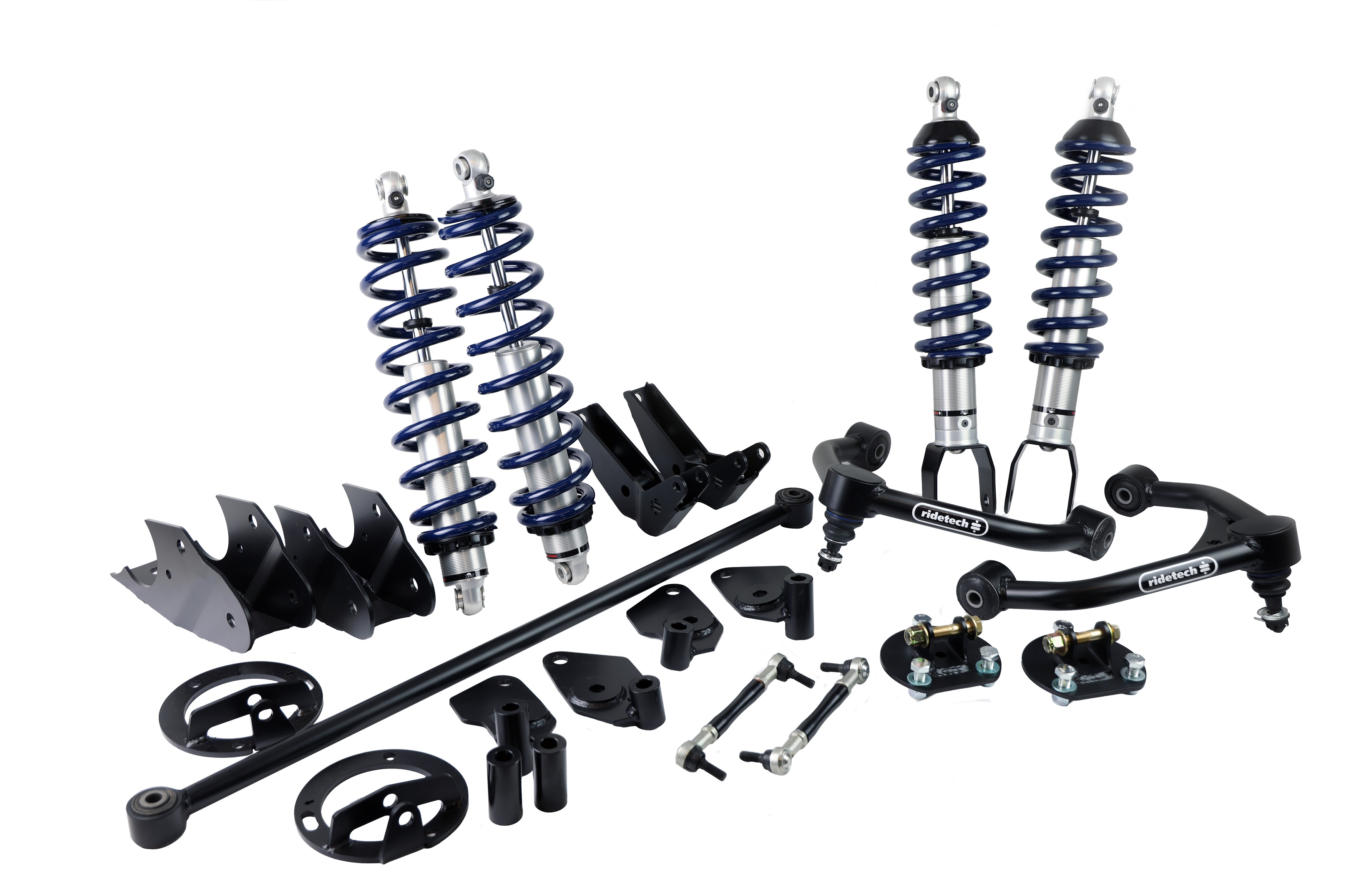 Ridetech Front and rear Coil-Over lowering system for 2019-2026 Ram 1500 2WD. 13130110