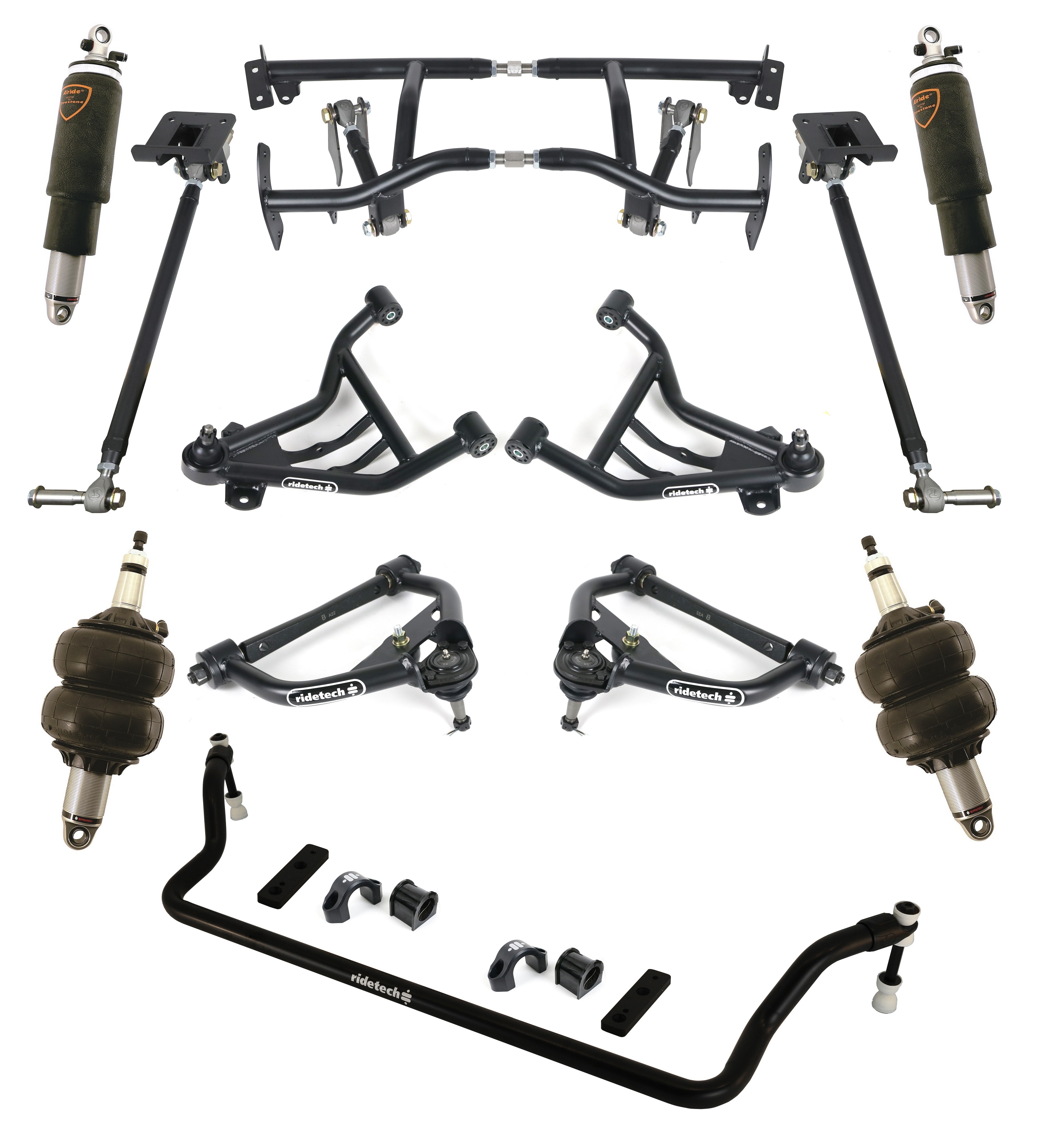 Ridetech HQ Air Suspension System for 1970-1981 GM F-Body. 11170296