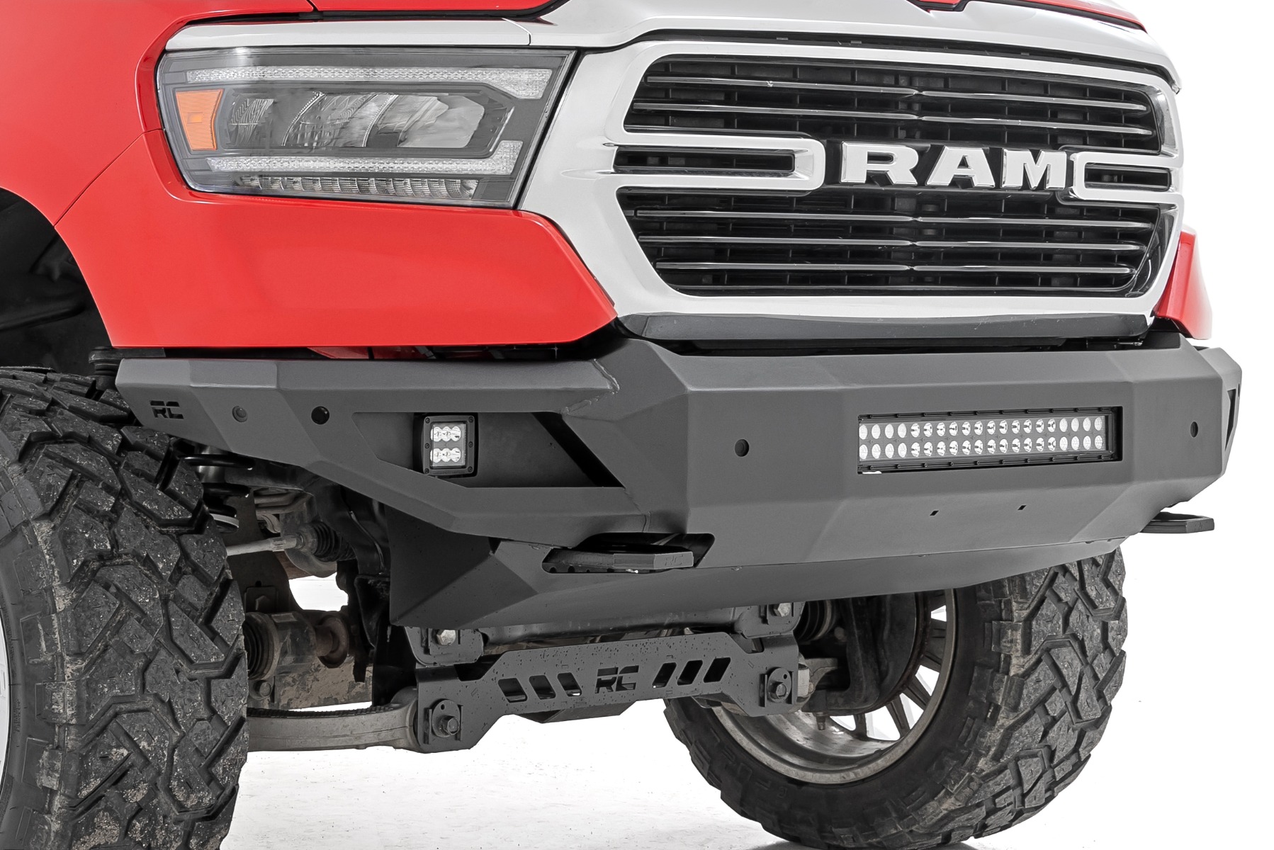 Rough Country Front Bumper w/Skid Plate 10808A