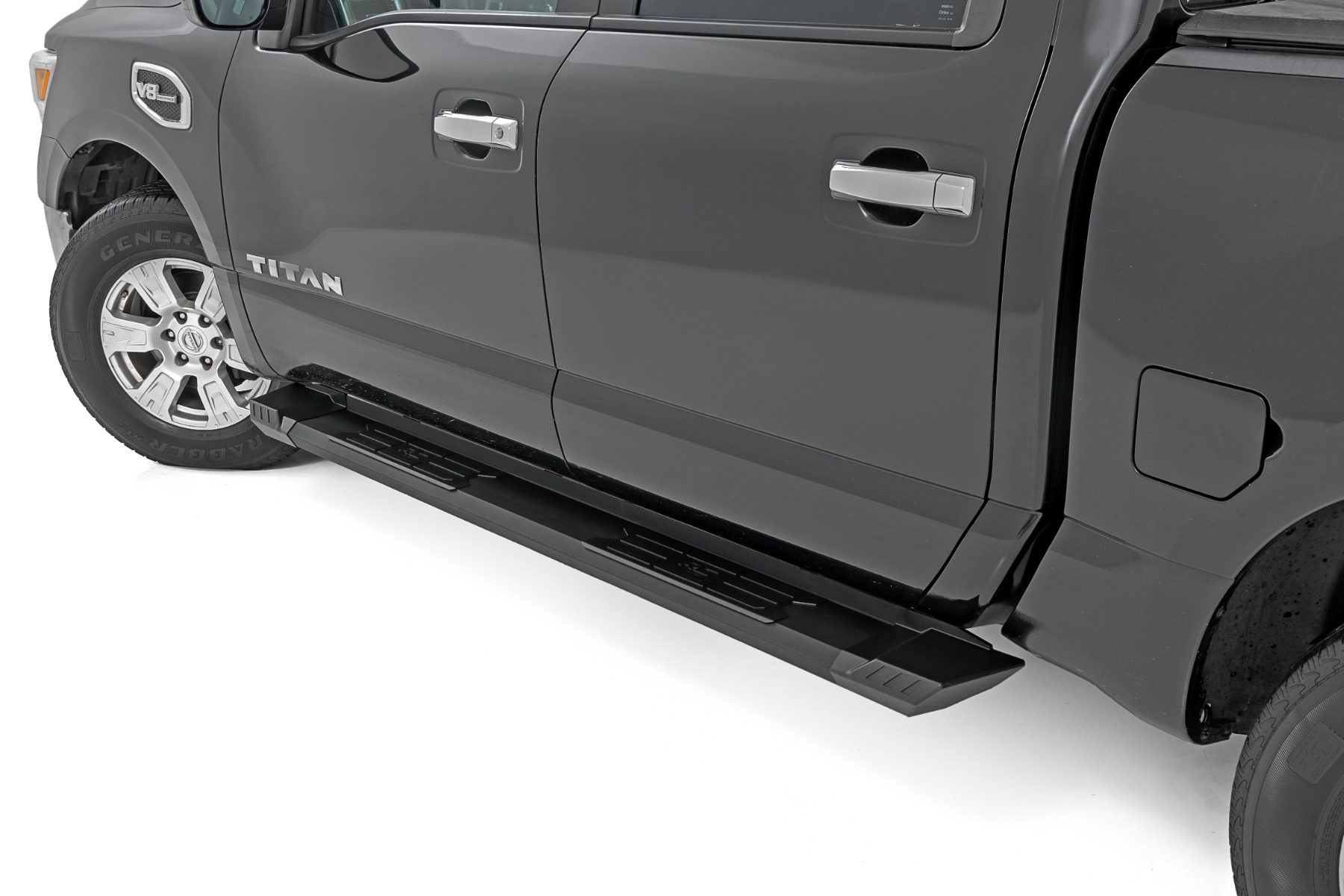 Rough Country HD2 Aluminum Running Boards SRB041785A