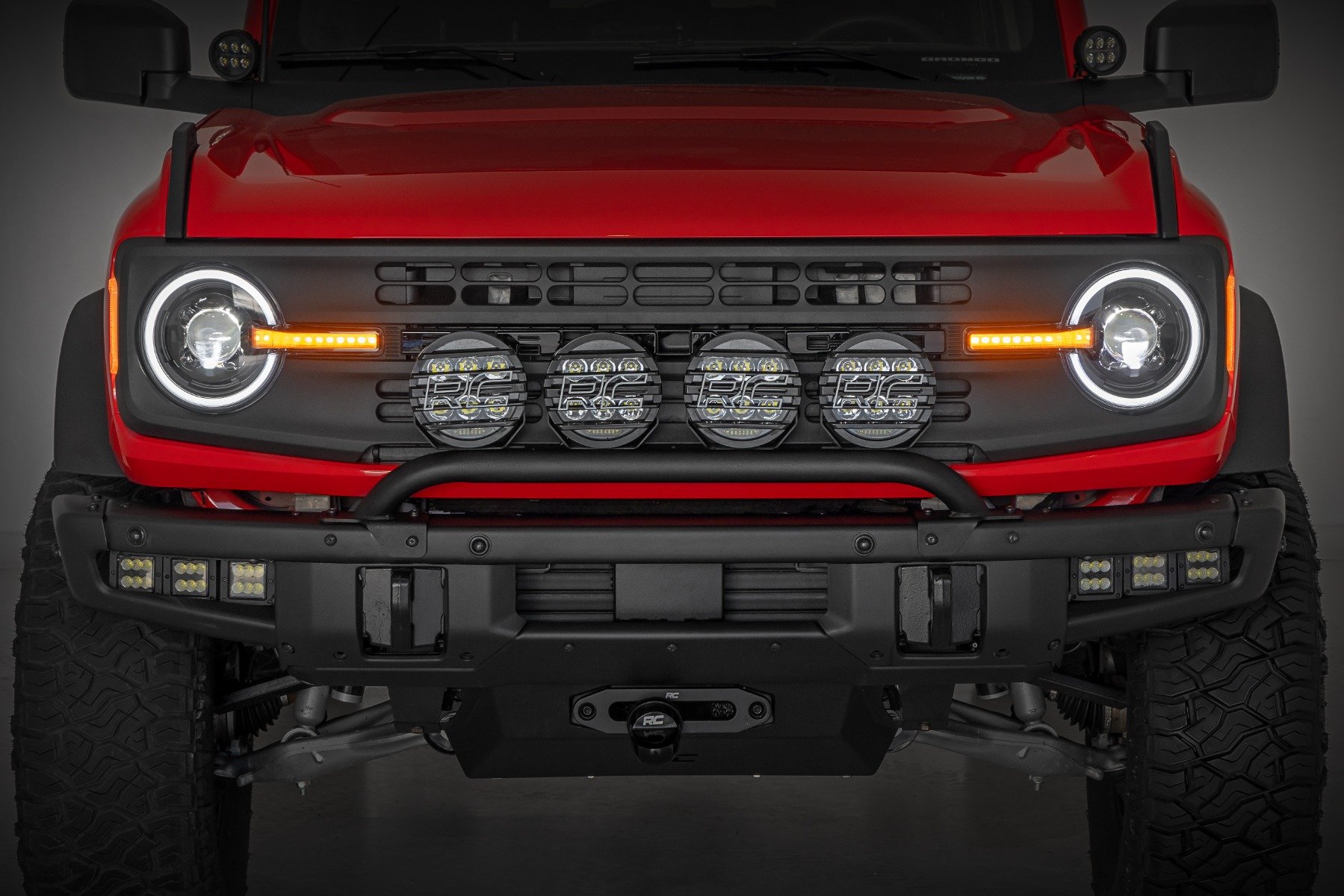 Rough Country DRL Halo LED Headlights RCH5500