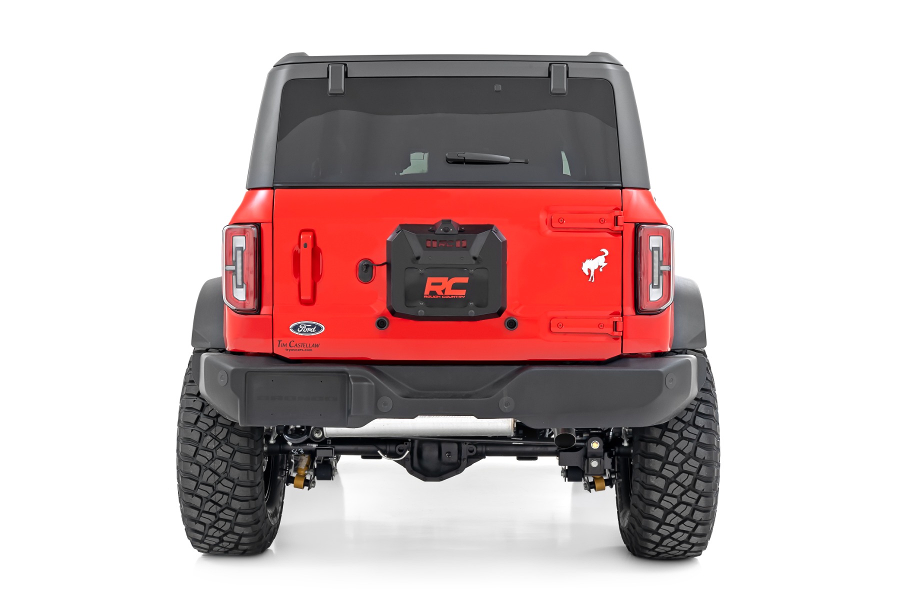 Rough Country Spare Tire Carrier Delete Kit 51125