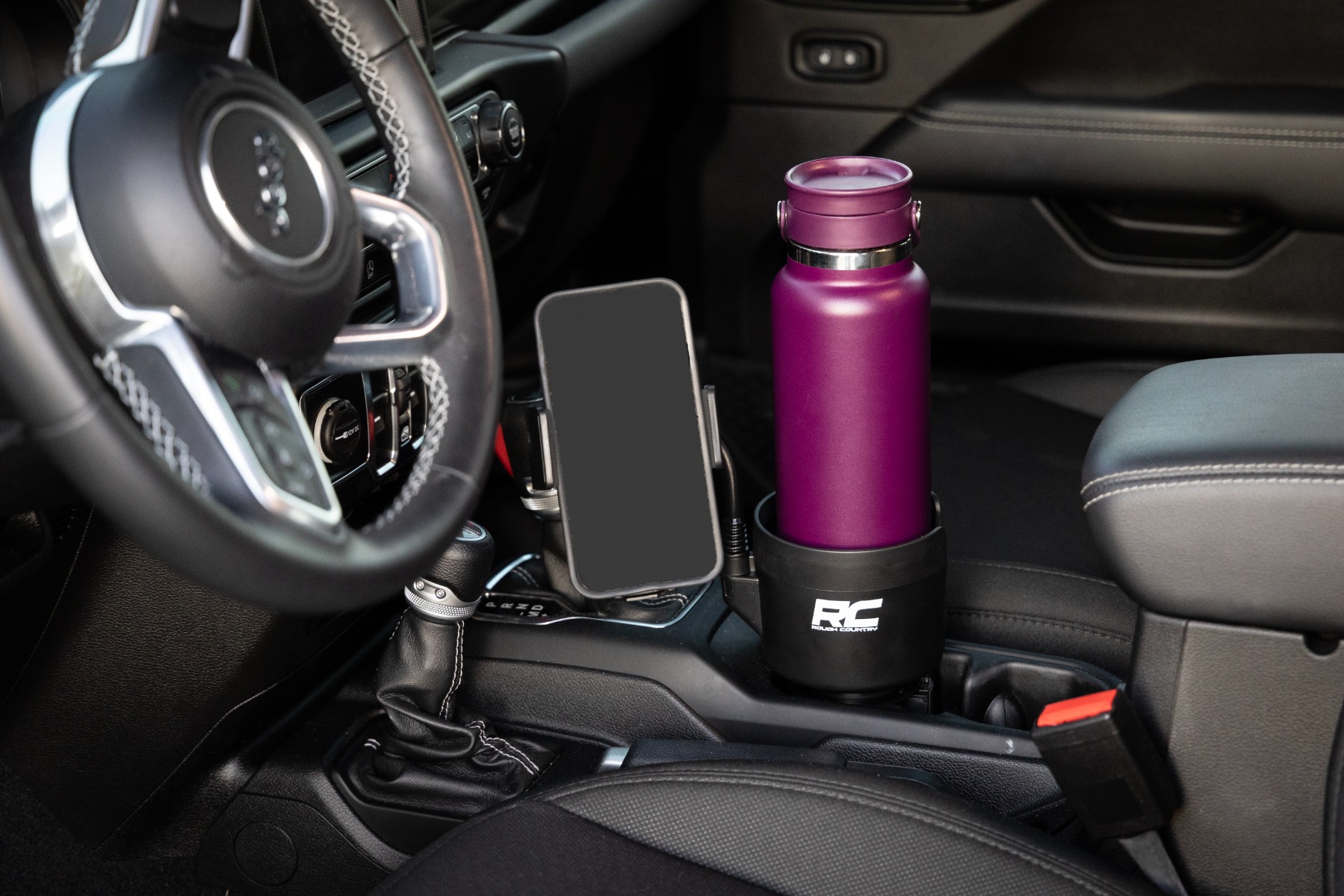 Rough Country 2 in 1 Expanding Cup and Phone Holder J5054