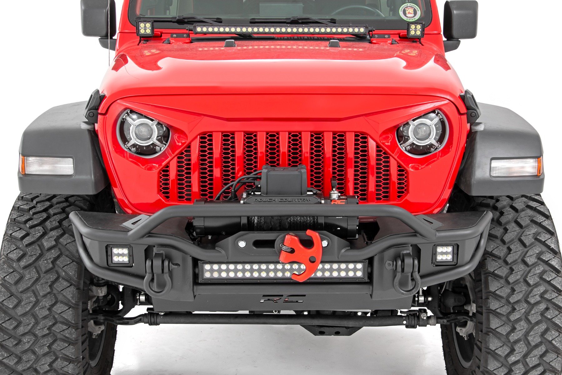 Rough Country 9 Inch DRL Halo LED Headlights RCH5300