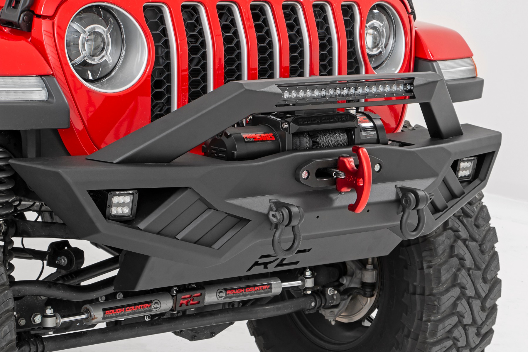 Rough Country Winch Cleat (Red) RS175R