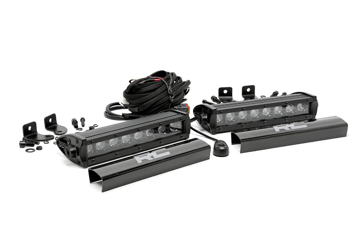 Rough Country 8 Inch Black Series LED Light Bar 70728BL