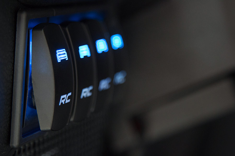 Rough Country Auxiliary Switch Bezel 709B-4