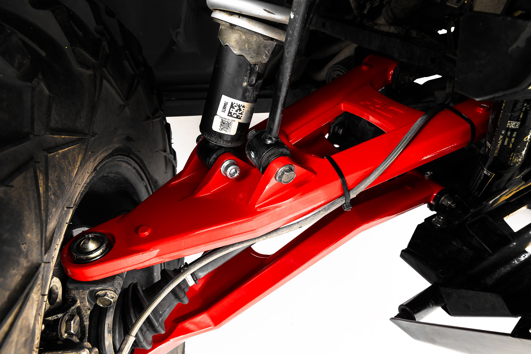 Rough Country Red Forged Alum High Clearance 2" Fwd Offset Control Arms w/Ball Joints 93155RED