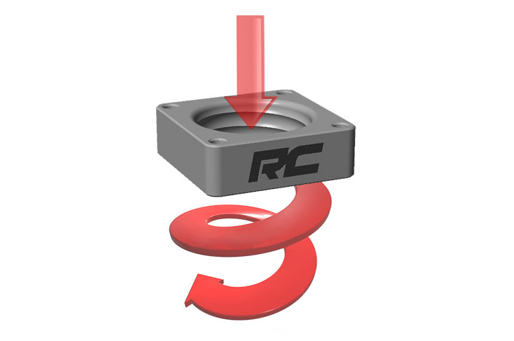 Rough Country Throttle Body Spacer 1068