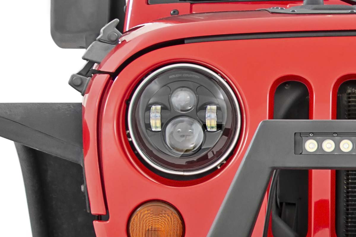 Rough Country 7 Inch LED Headlights RCH5000