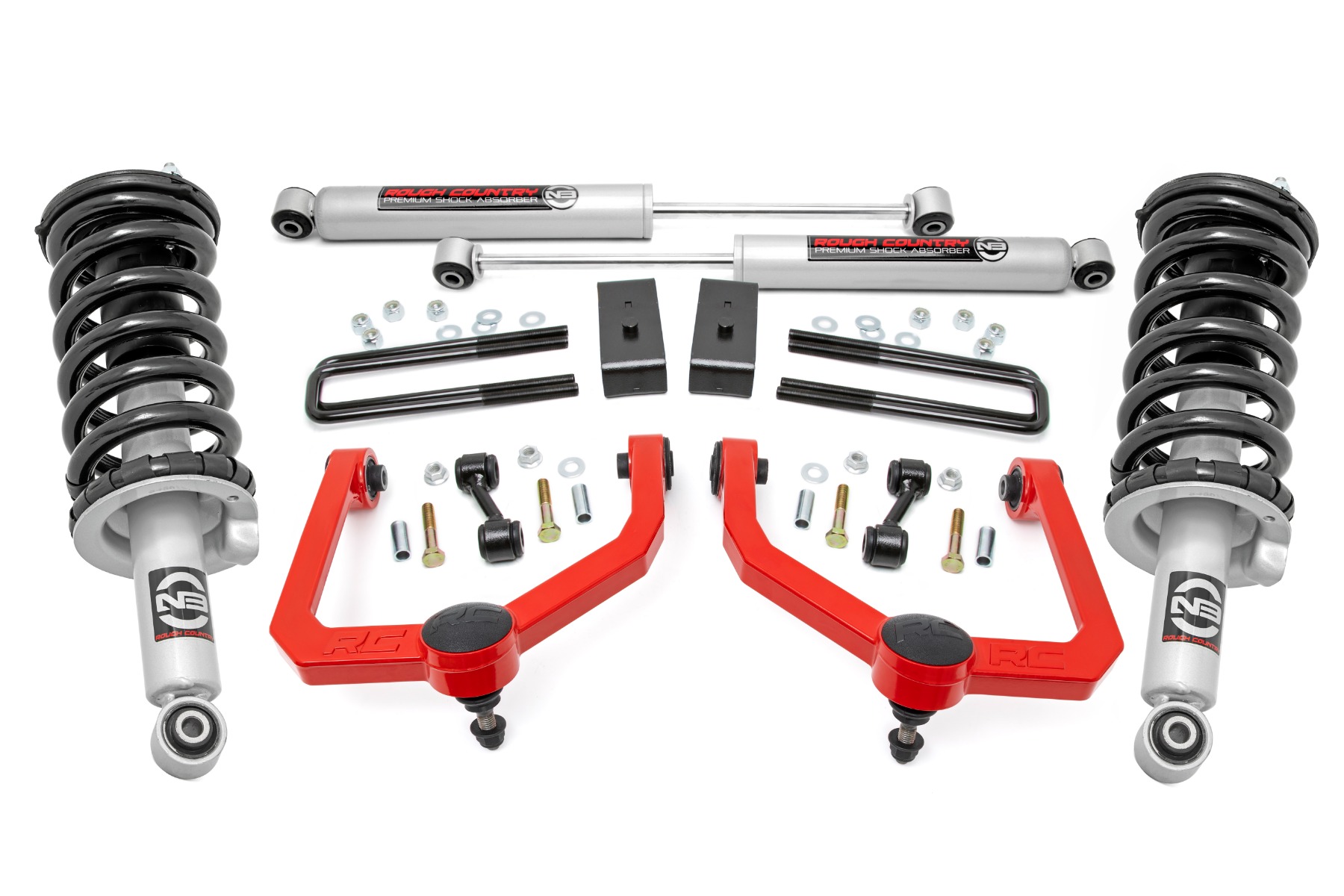 Rough Country 3 Inch Lift Kit 83432RED