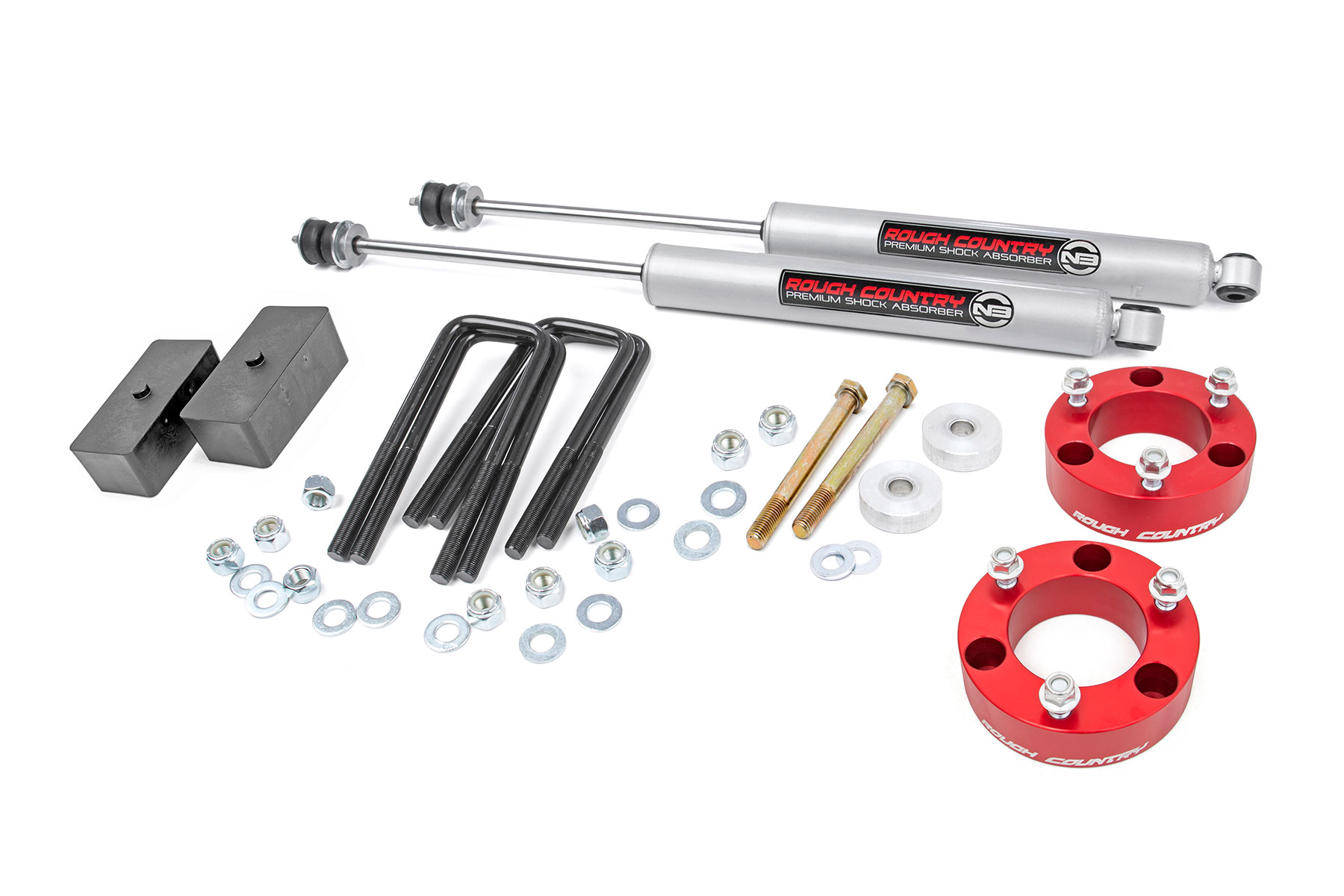 Rough Country 3 Inch Lift Kit 74530RED