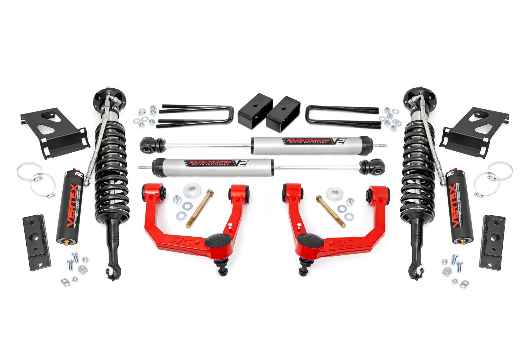 Rough Country 3.5 Inch Lift Kit 74257RED