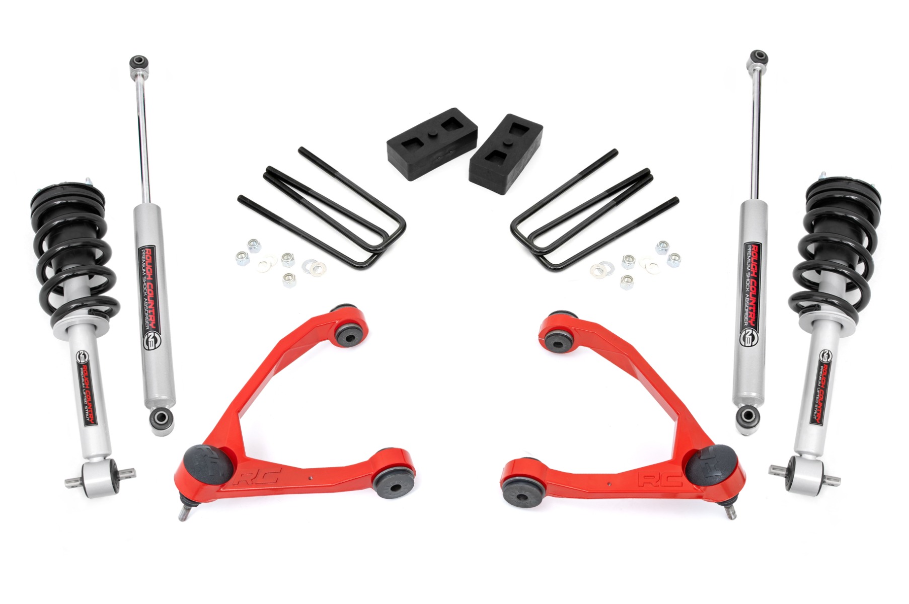 Rough Country 3.5 Inch Lift Kit 246.23RED