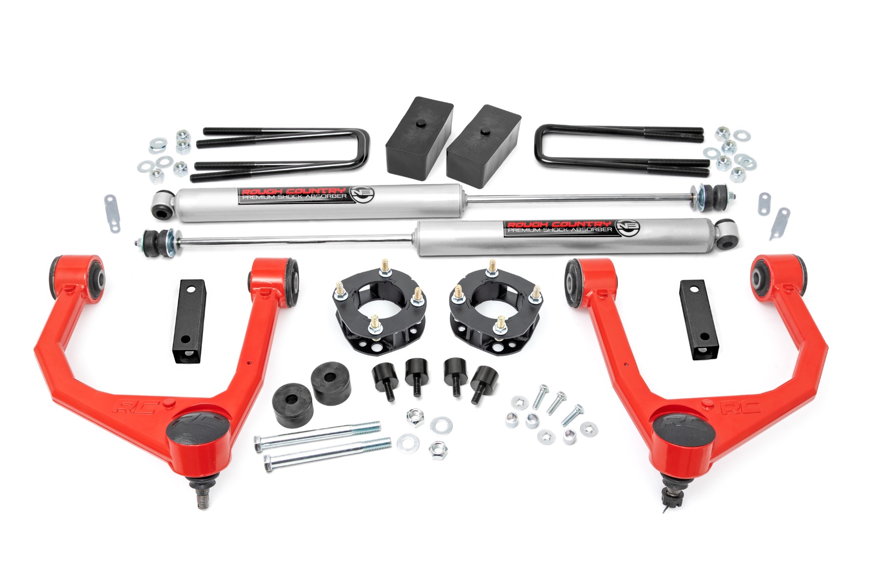 Rough Country 3.5 Inch Lift Kit 76830RED