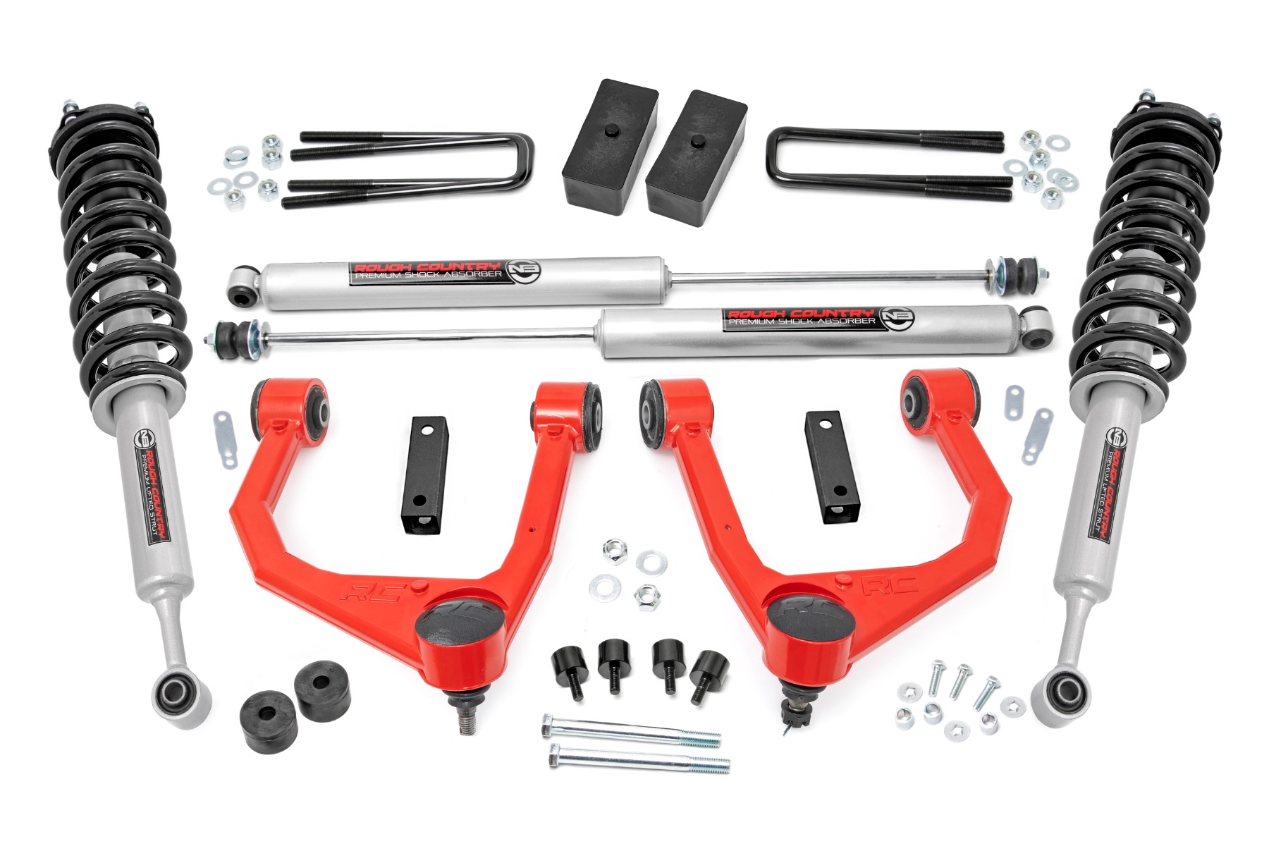 Rough Country 3.5 Inch Lift Kit 76831RED