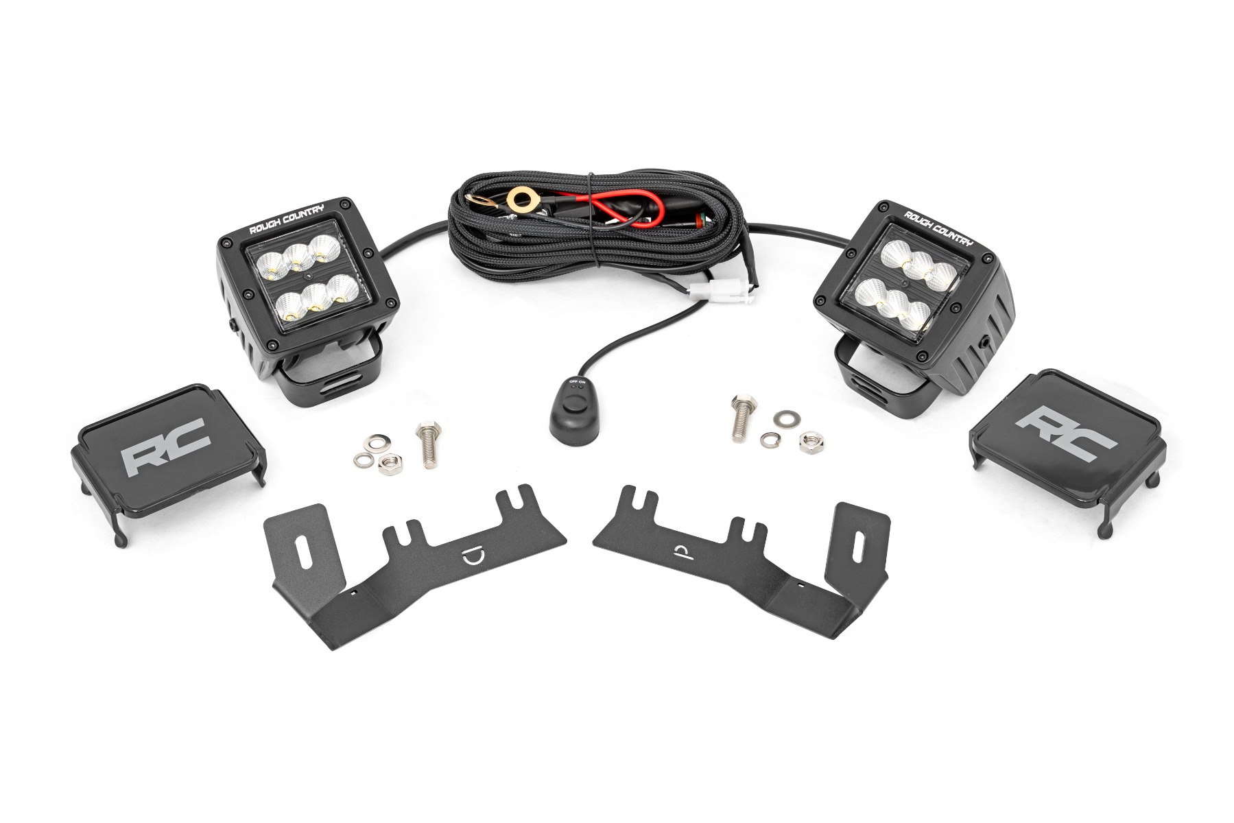Rough Country LED Ditch Light Kit 71053