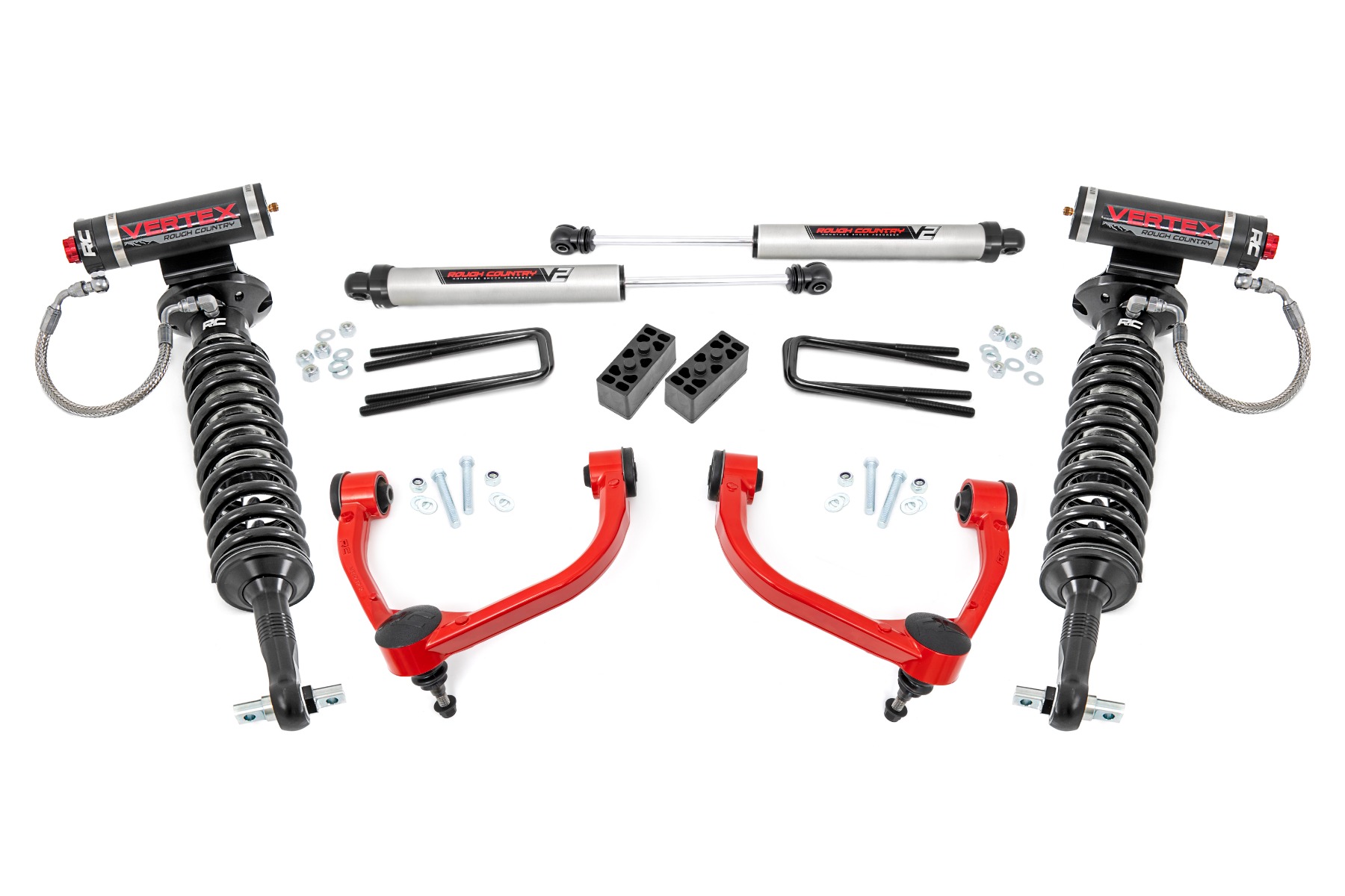 Rough Country 3 Inch Lift Kit 54557RED
