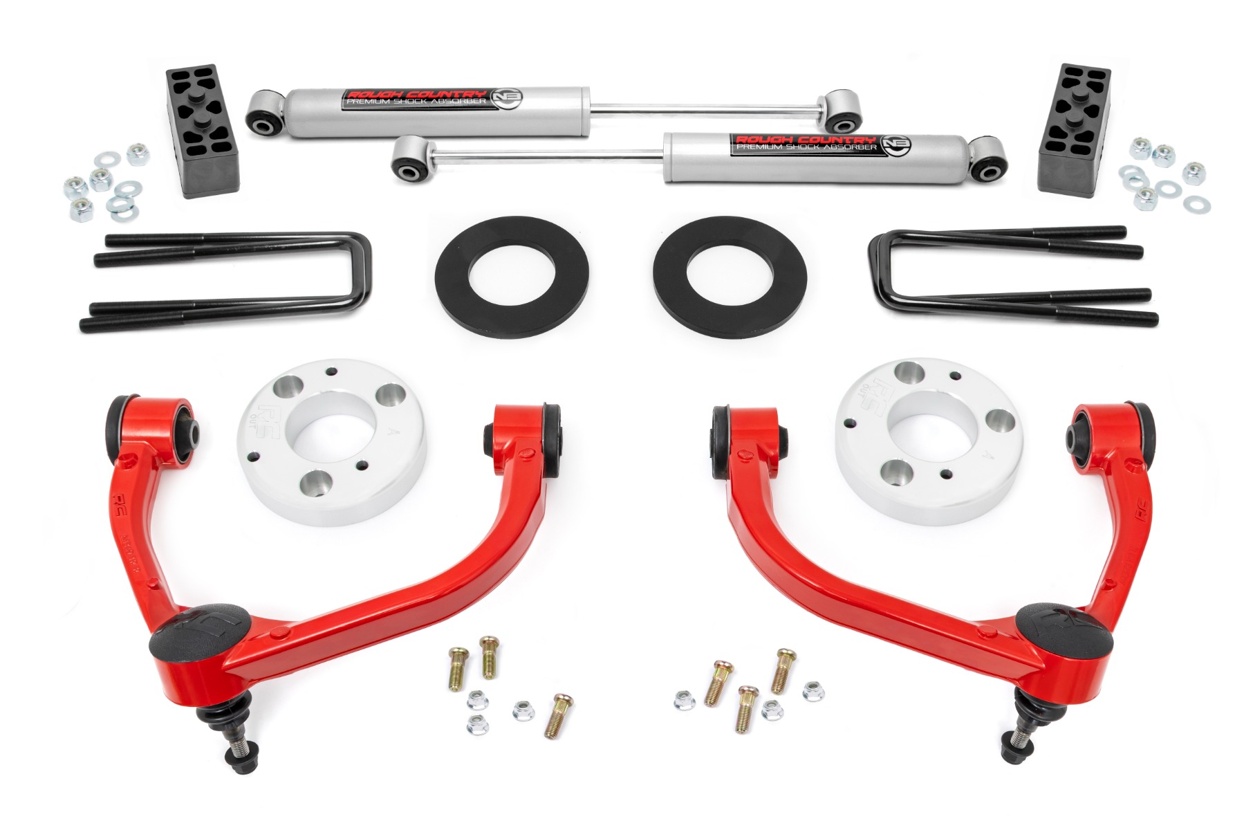 Rough Country 3 Inch Lift Kit 51014RED