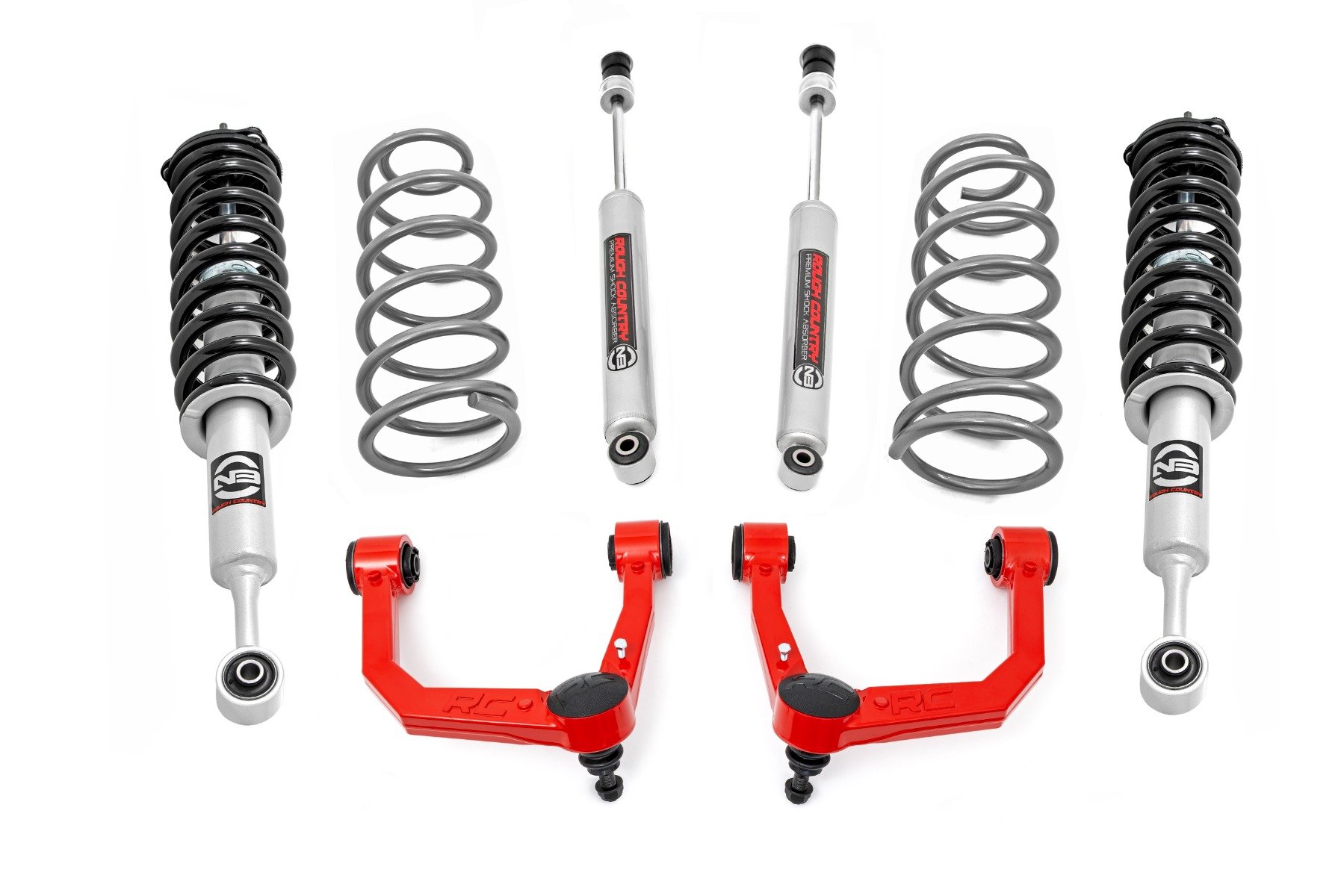 Rough Country 3 Inch Lift Kit 76632RED