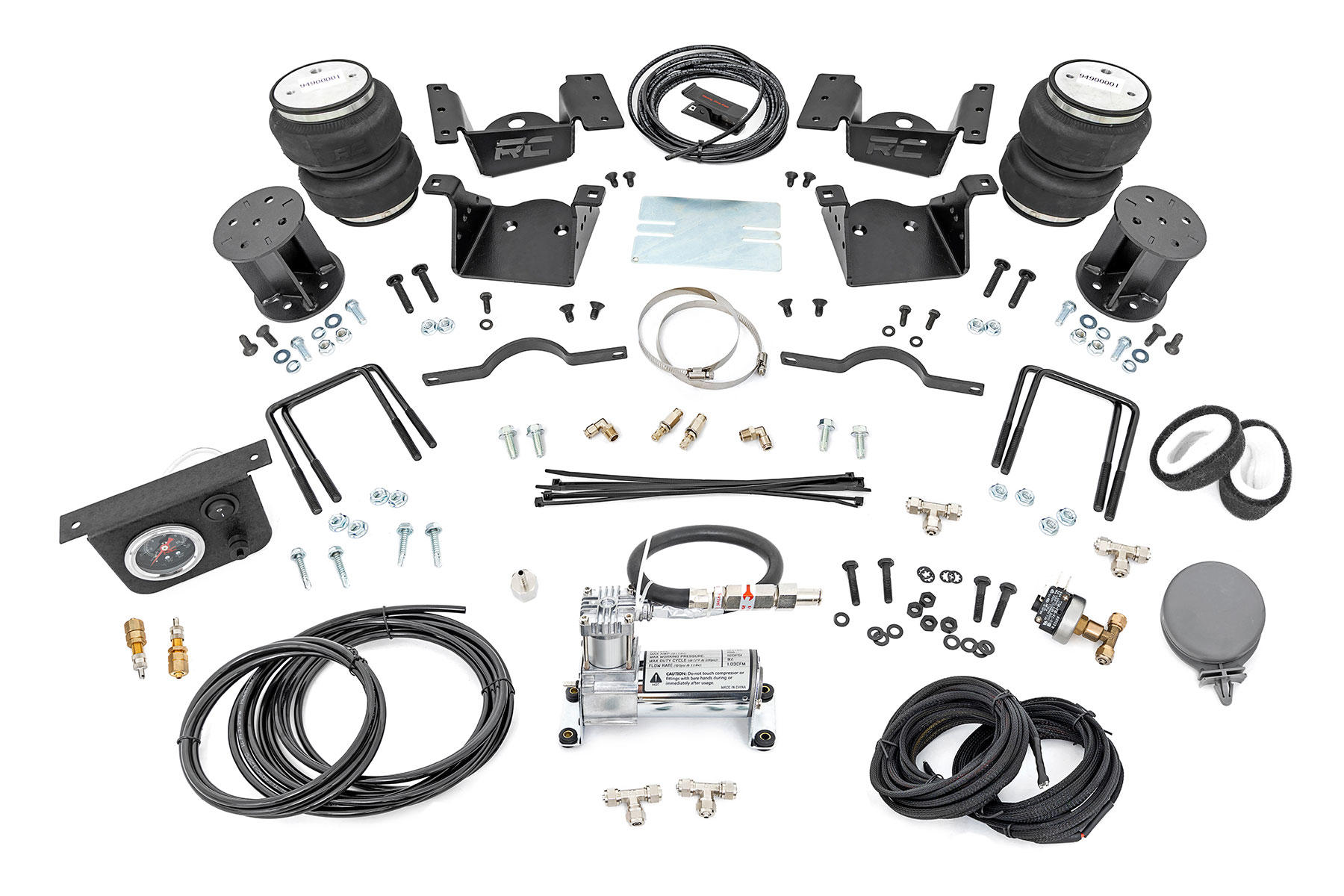 Rough Country Air Spring Kit w/compressor 100074C