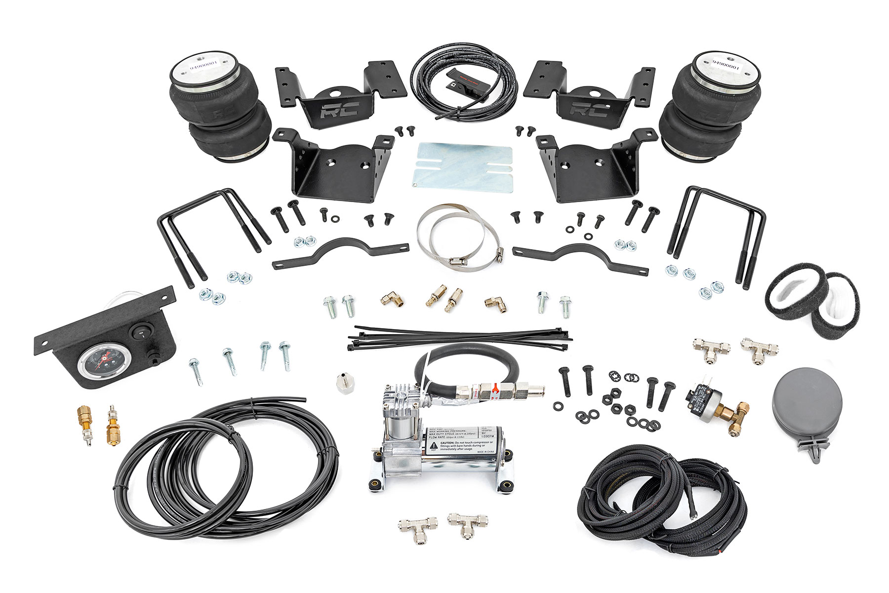 Rough Country Air Spring Kit w/compressor 10007C