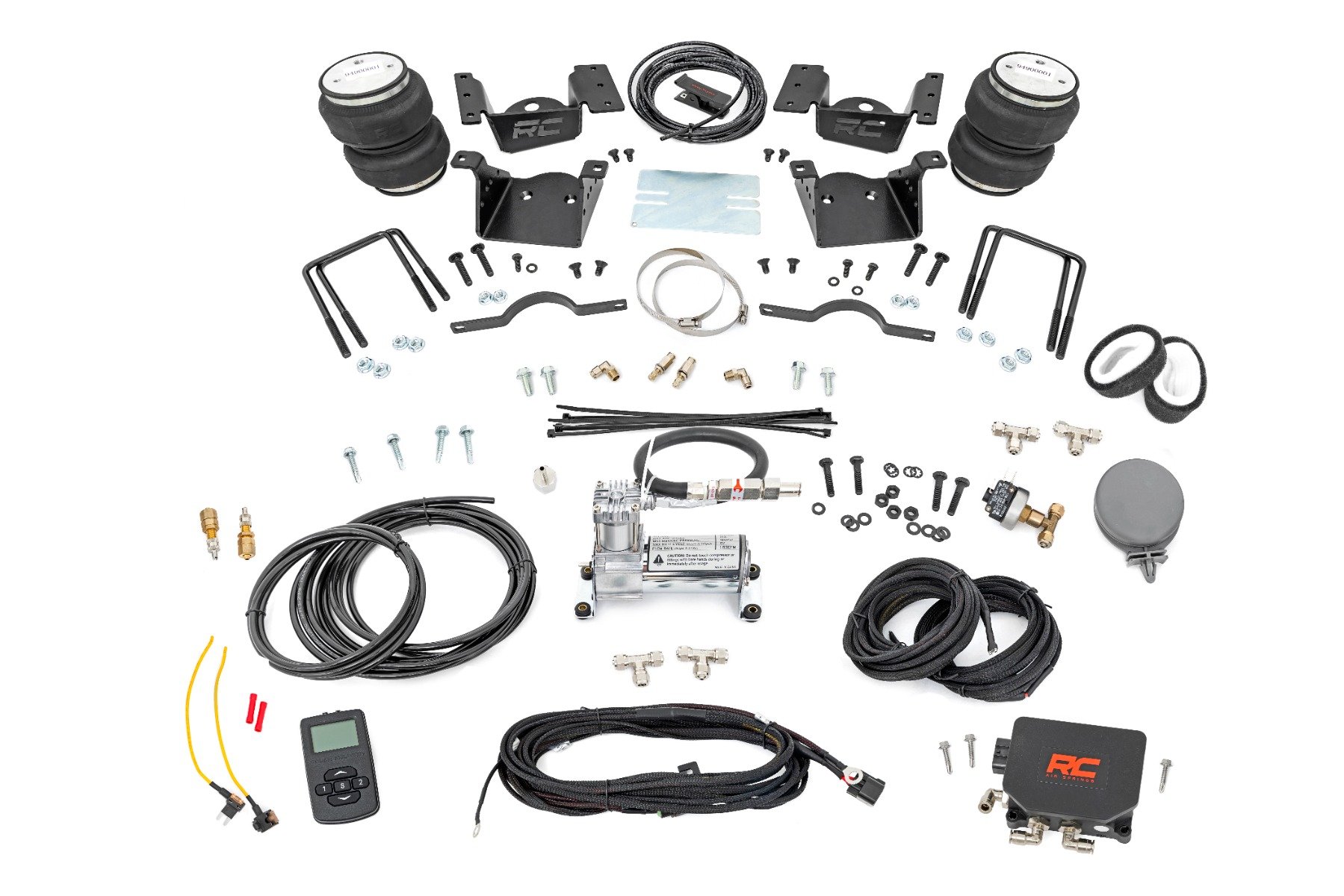 Rough Country Air Spring Kit w/compressor 10007WC
