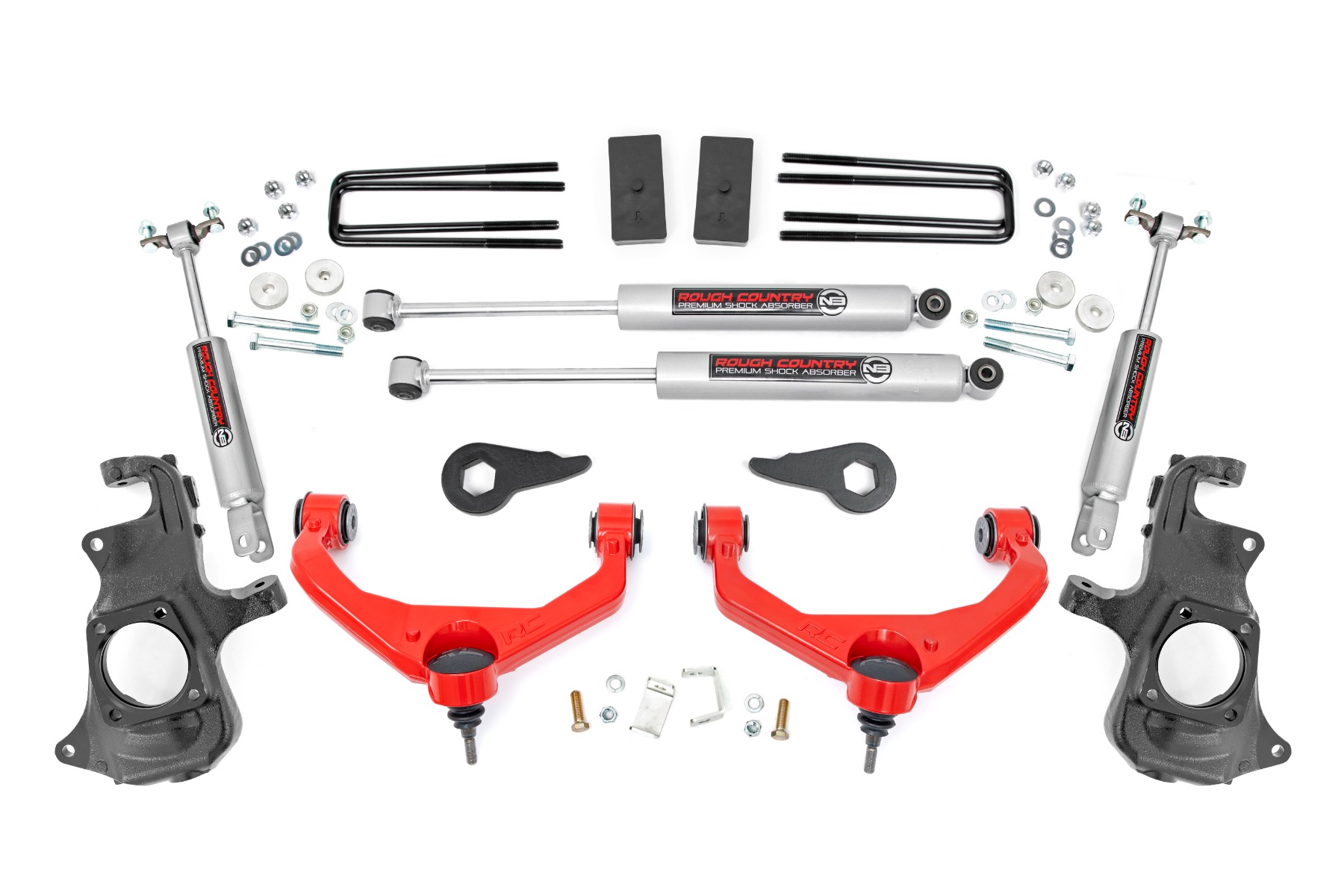 Rough Country 3.5 Inch Lift Kit 95730RED