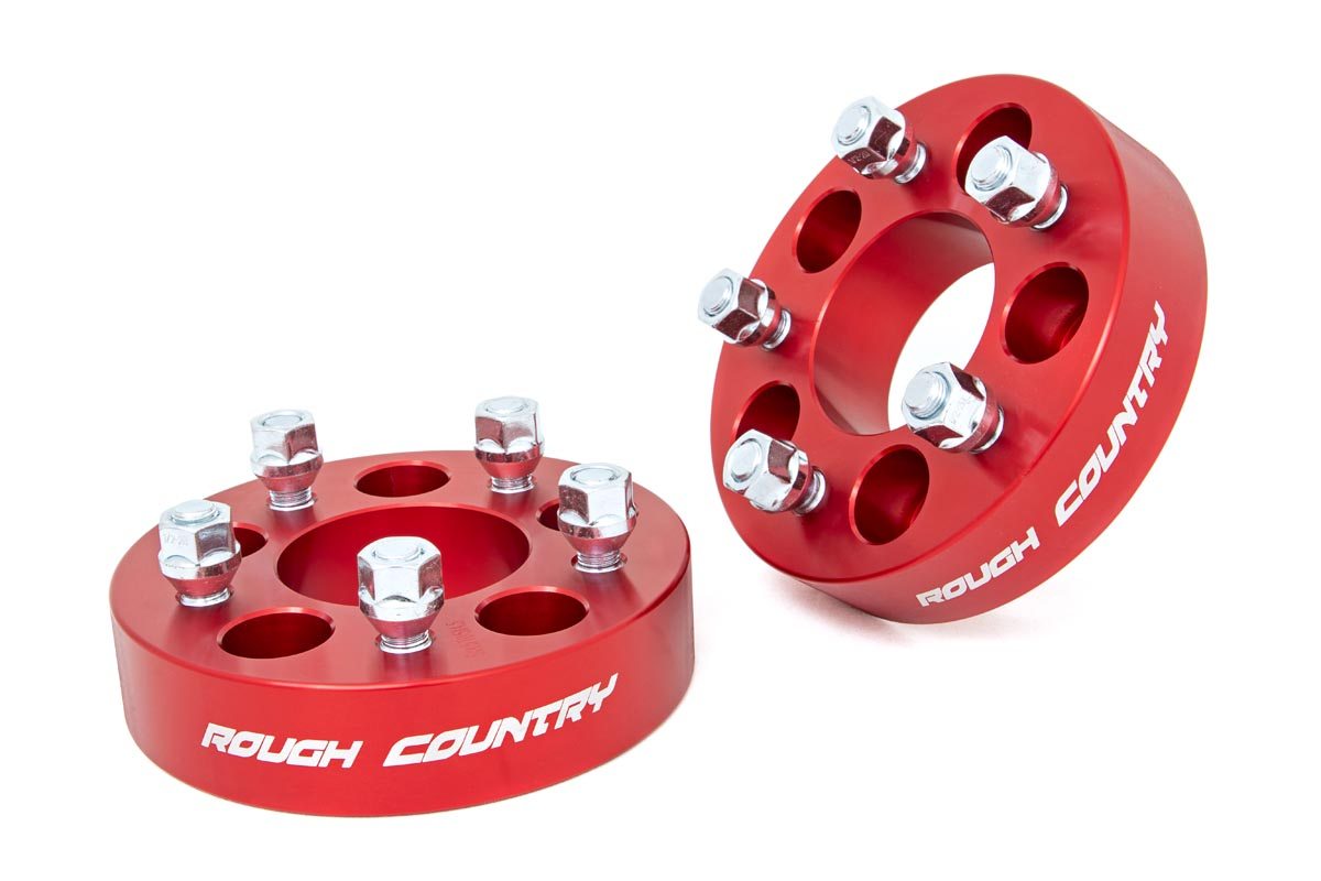 Rough Country 1.5 Inch Wheel Spacers 1090RED