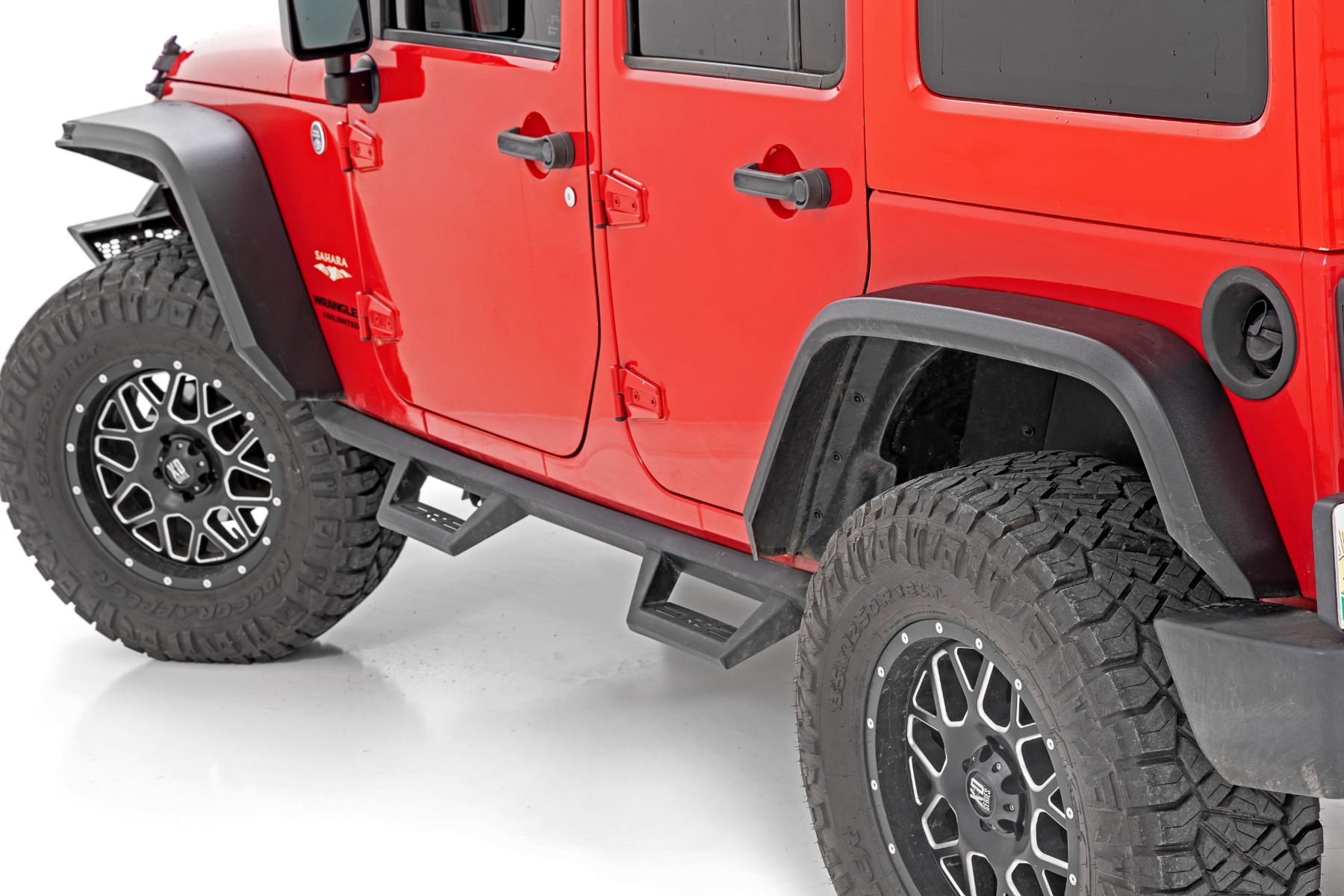 Rough Country High Clearance LED Flat Fender Flare Kit 99037
