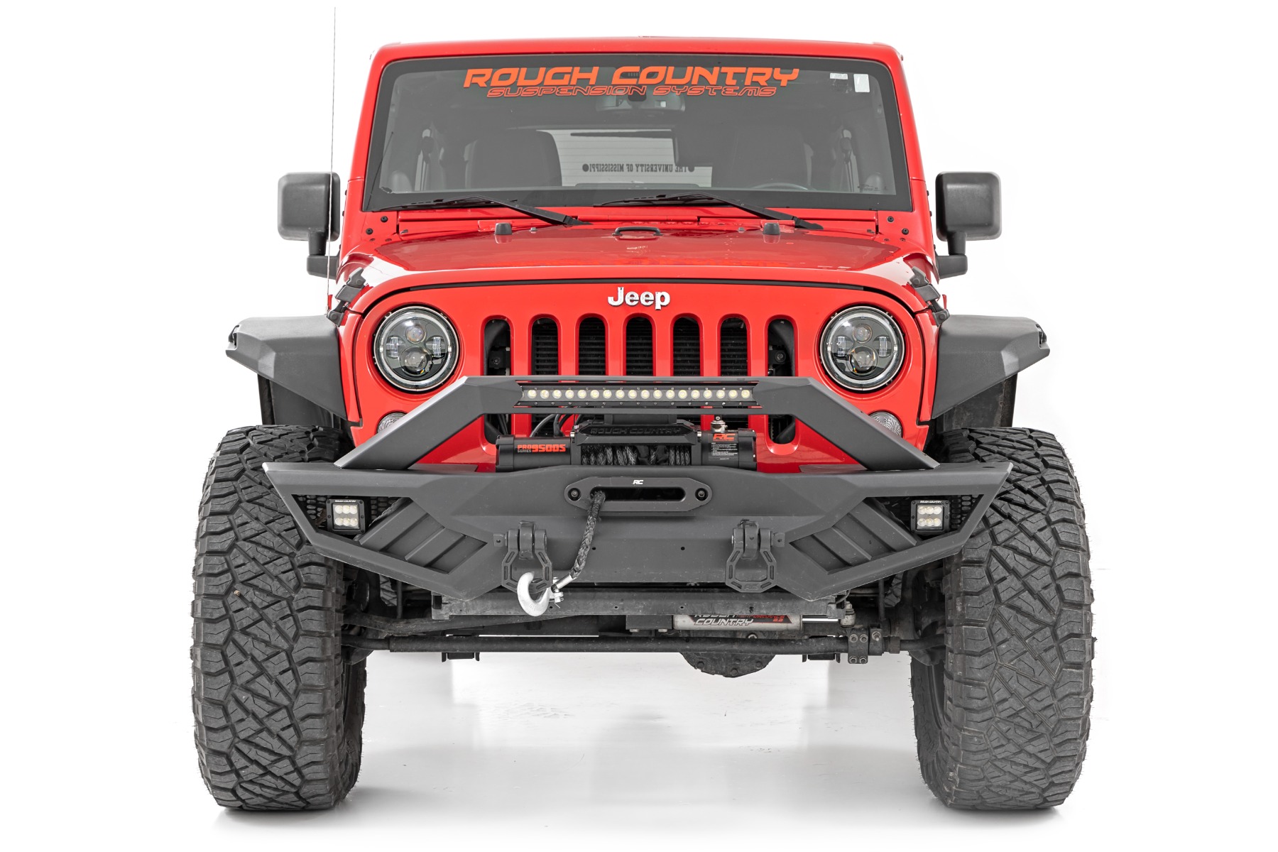 Rough Country High Clearance LED Flat Fender Flare Kit 99037