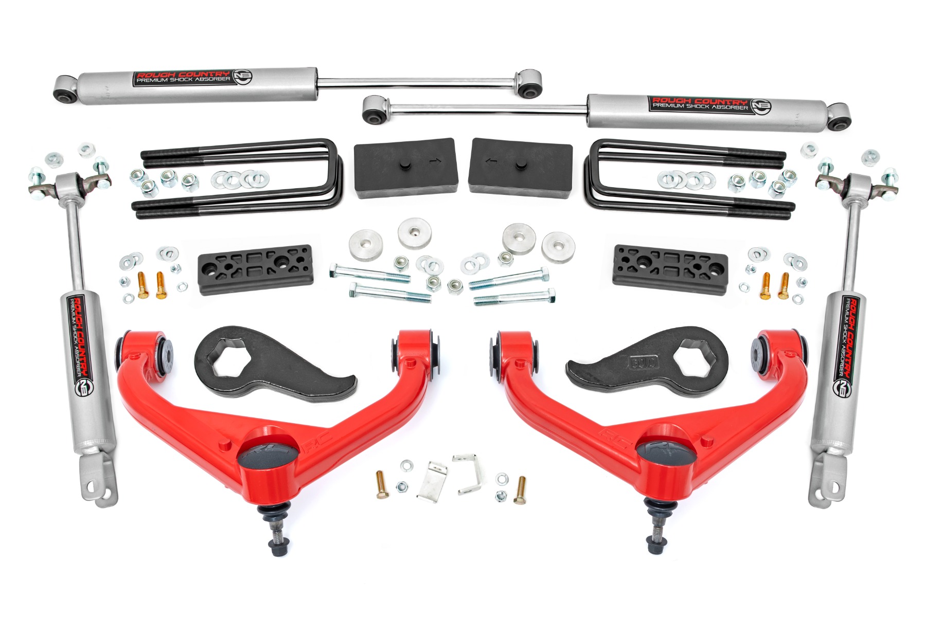 Rough Country 3 Inch Lift Kit 95830RED