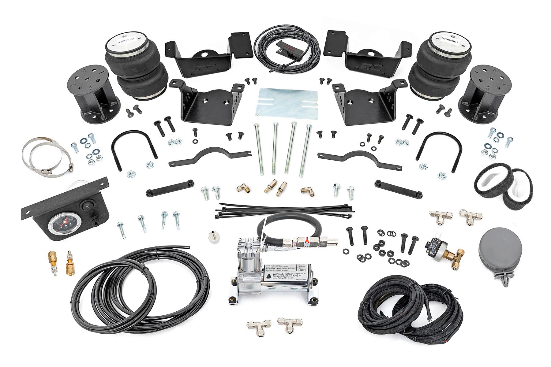 Rough Country Air Spring Kit w/compressor 100345C