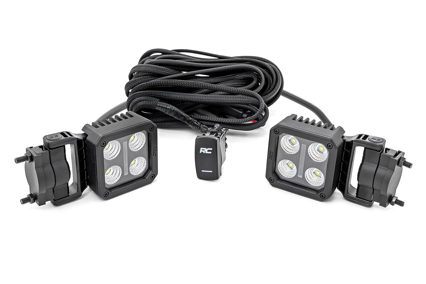 Rough Country Black Series LED Light Pair 70802