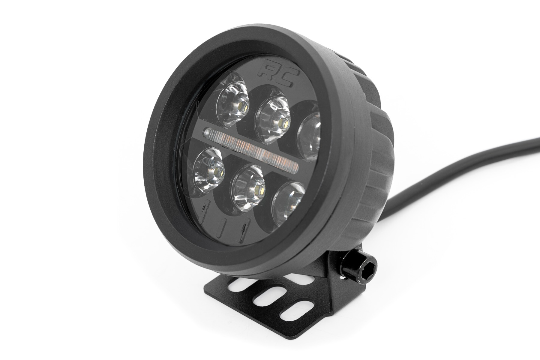 Rough Country Black Series Round LED Light Pair 70900A
