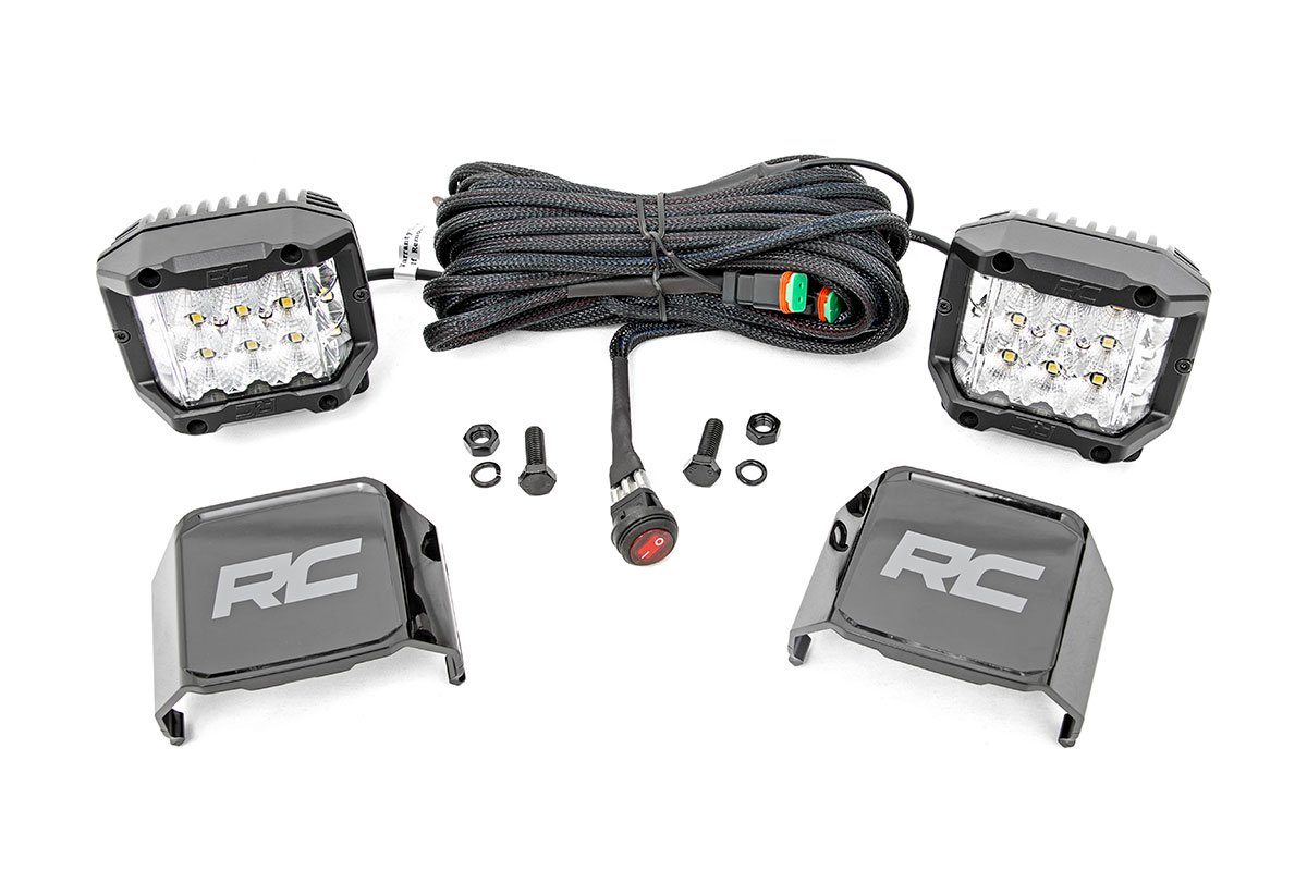 Rough Country 3 Inch Chrome Series LED Lights 70904