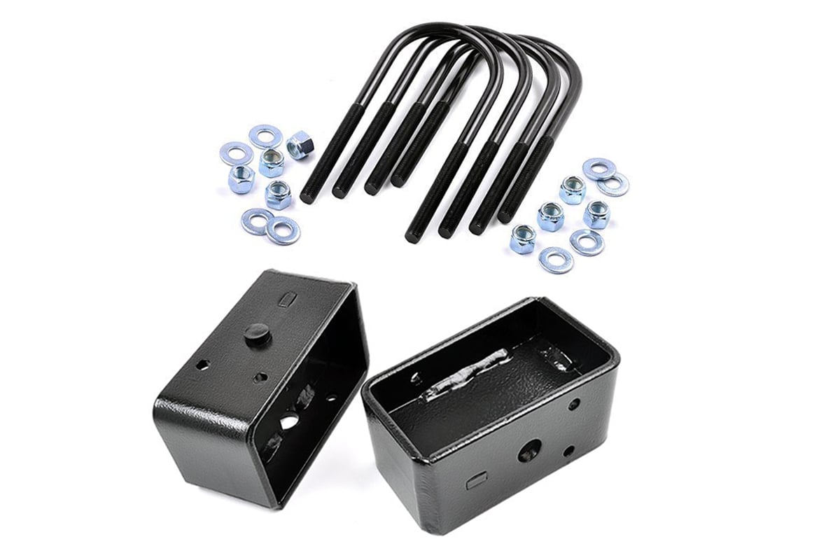 Rough Country 3in Block & U-Bolt Kit 6546