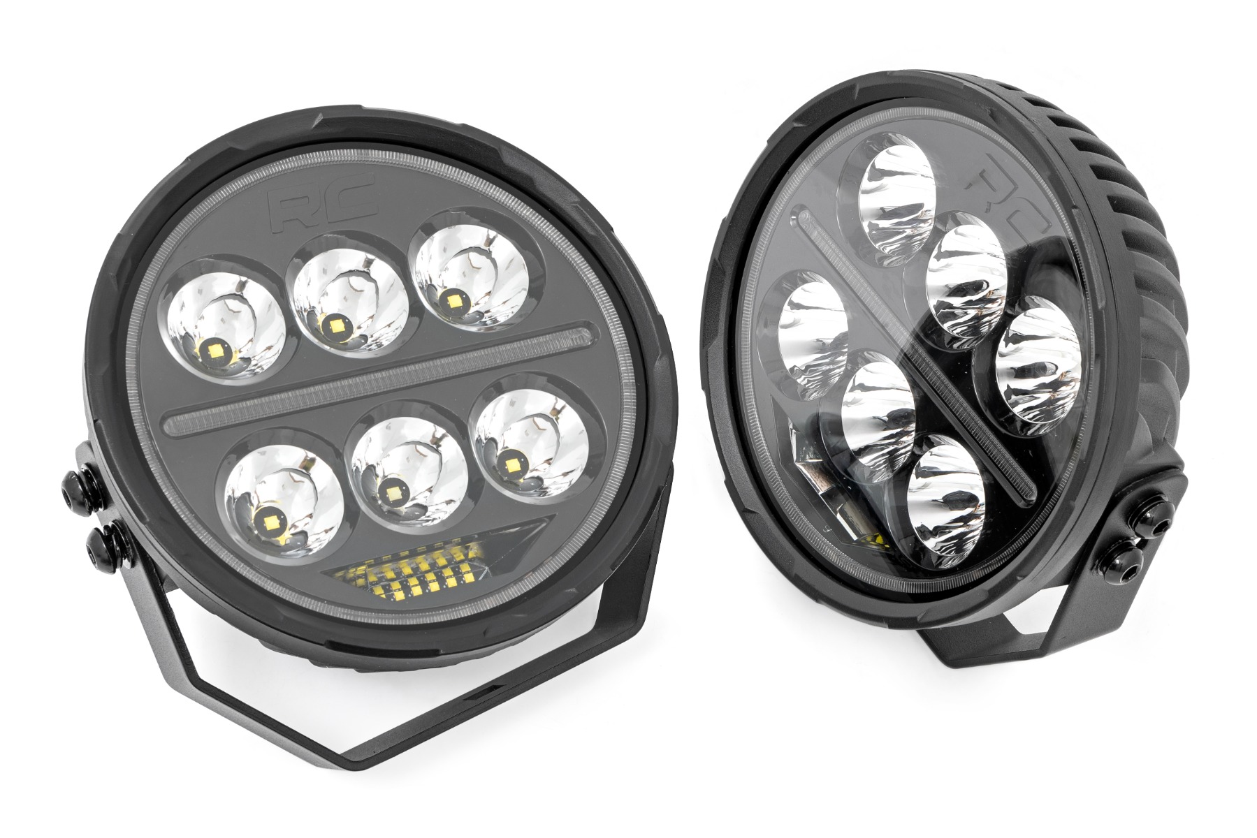 Rough Country Black Series Halo LED Light Pair 70805B