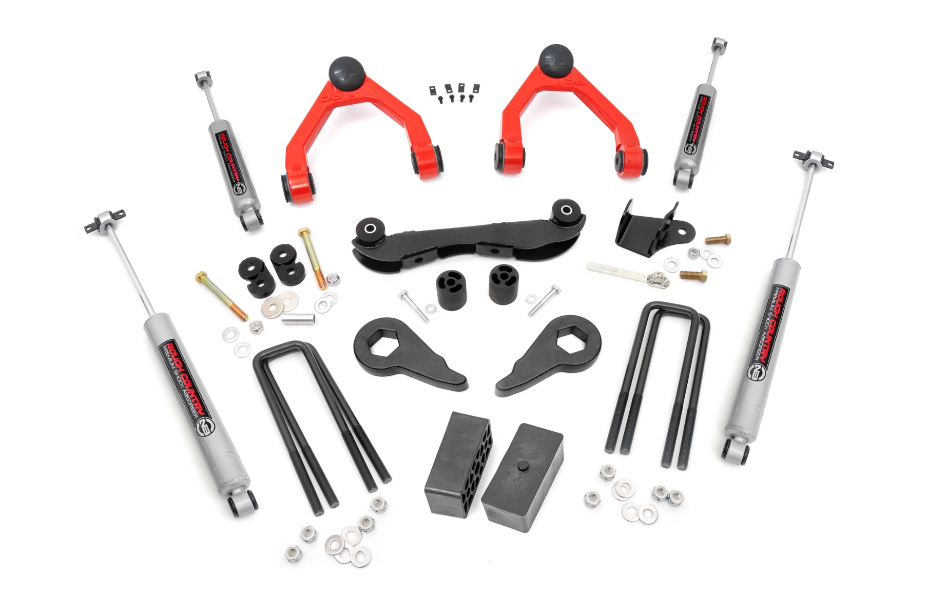 Rough Country 2-3 Inch Lift Kit 16530RED