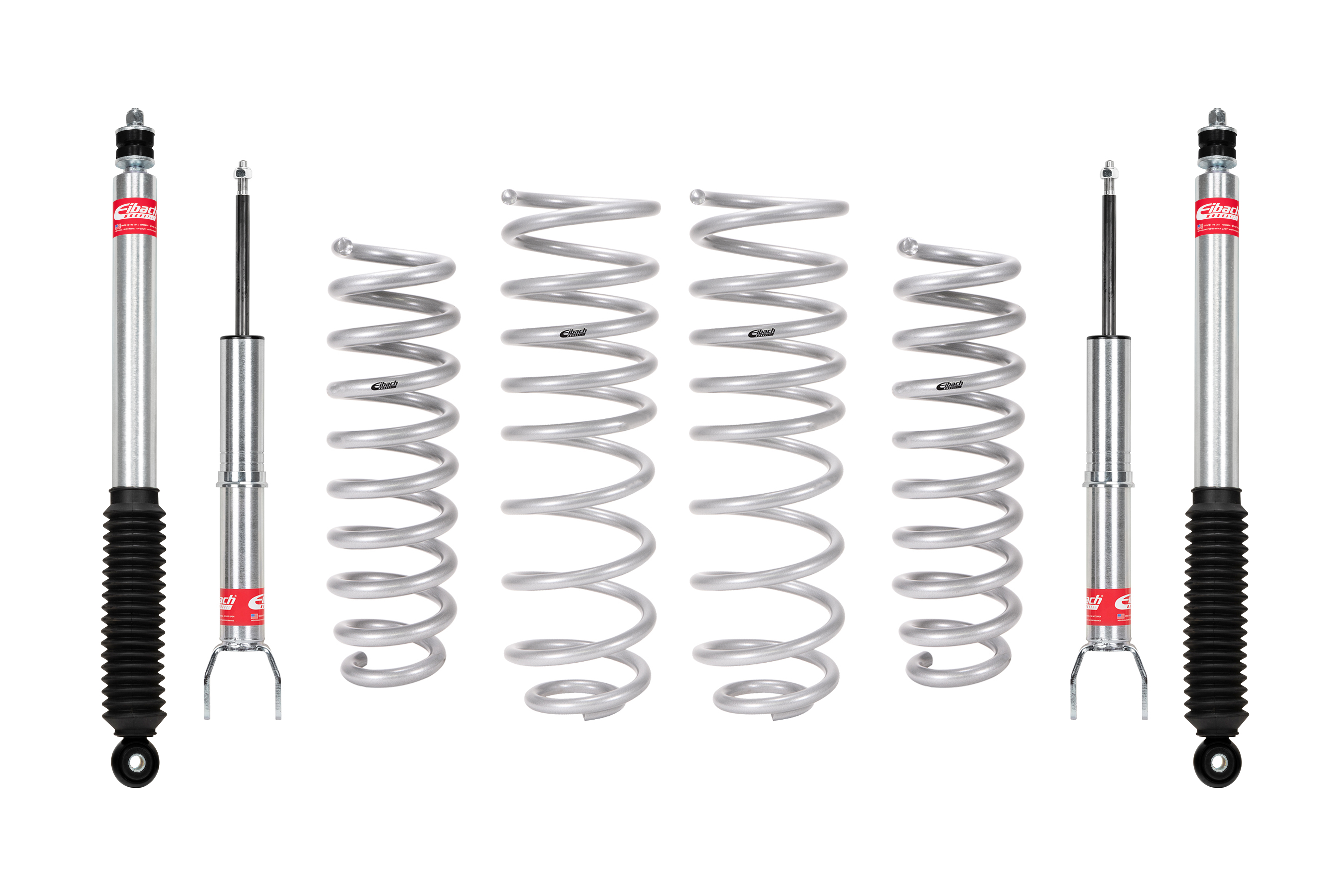 Eibach Set of 4 Shocks + 2 Front Springs E80-27-011-02-22